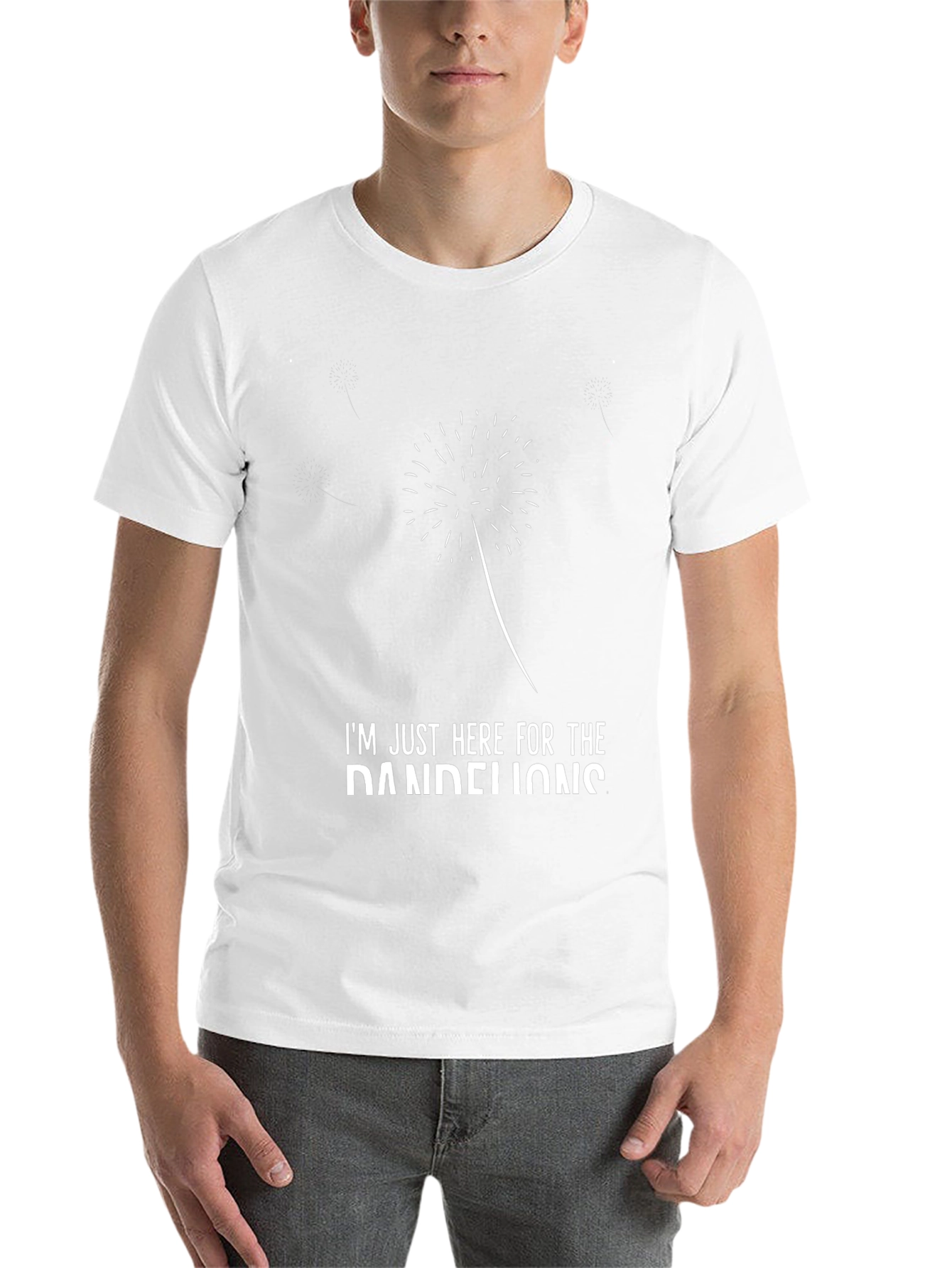 Black Dandelions T-Shirt - Funny Graphic Tee view 14
