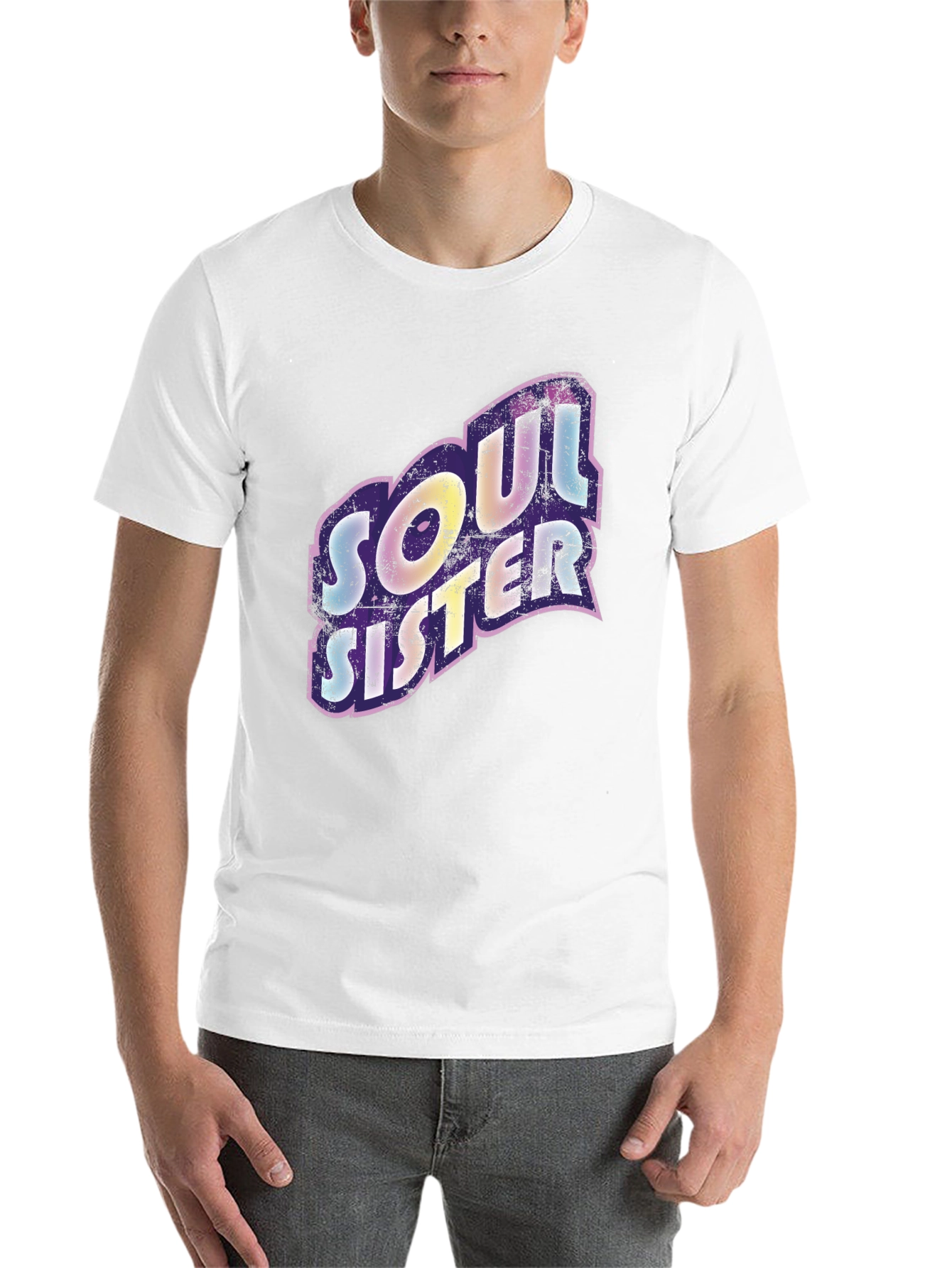 Black Soul Sister Black Graphic Tee view 14