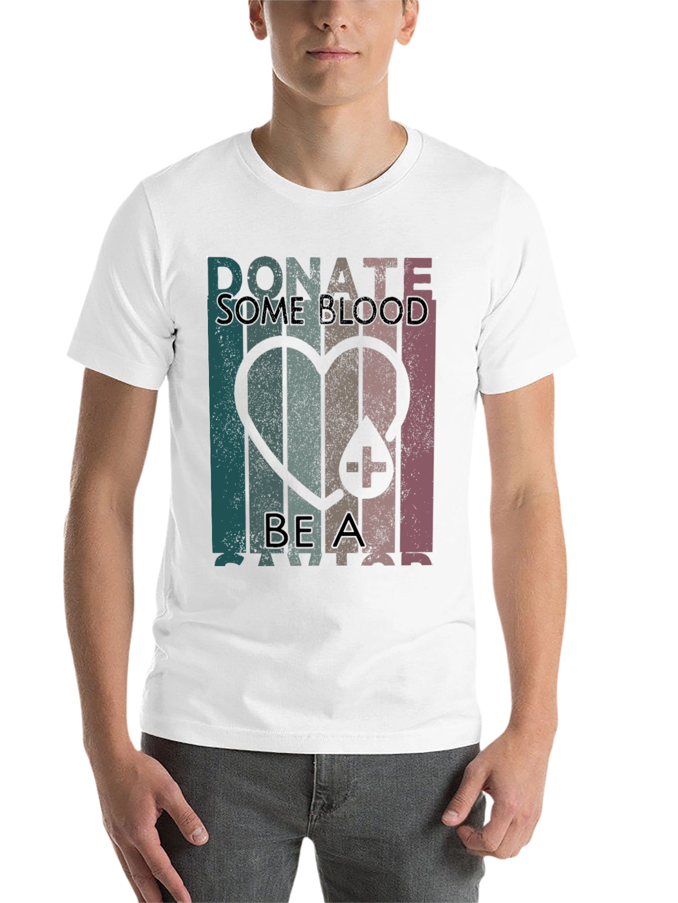 Donate Blood, Be a Savior Graphic Tee - 14
