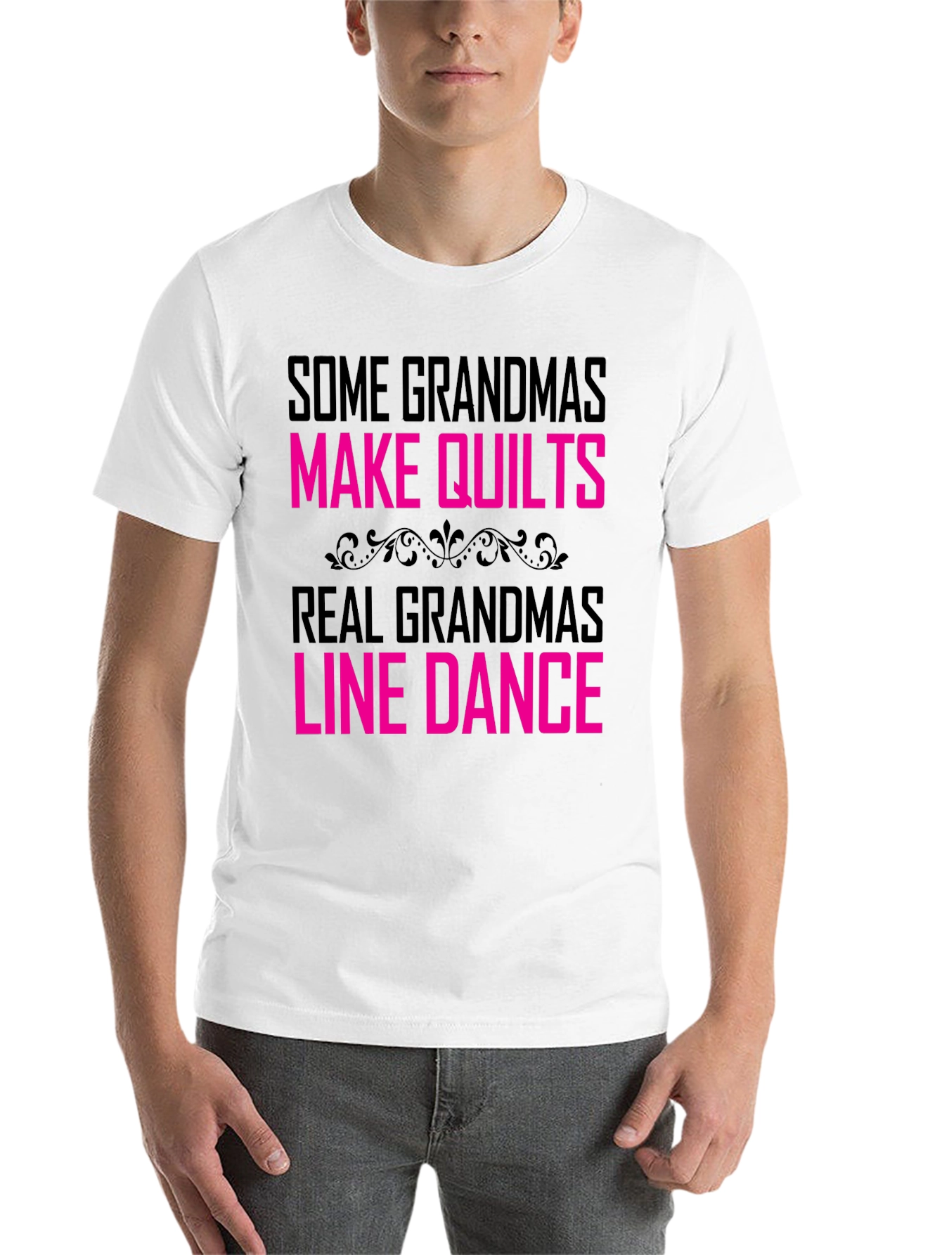 Black Funny Grandma Line Dance T-Shirt view 14