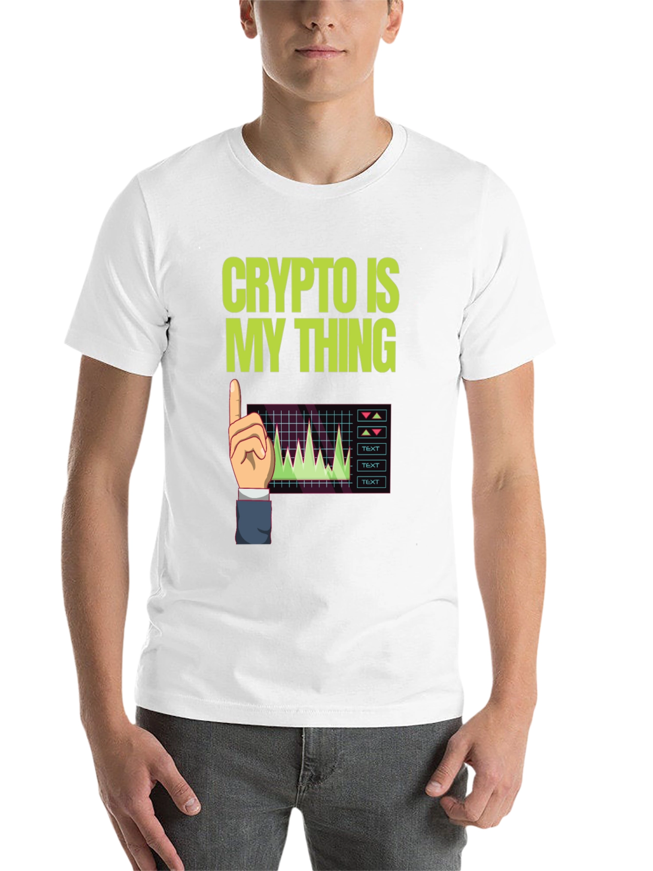 Black Crypto Is My Thing Graphic T-Shirt view 14