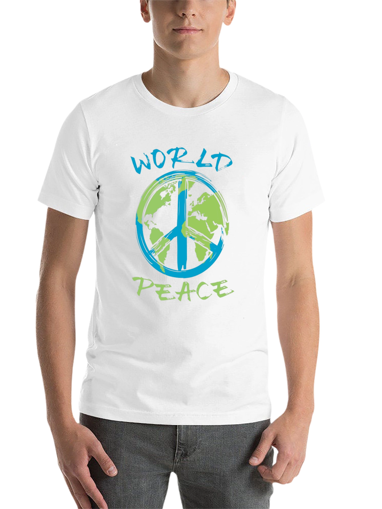 World Peace T-Shirt - Earth Peace Sign - 14