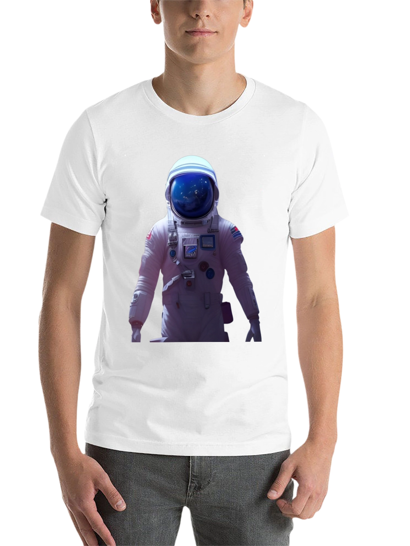 Black Astronaut Graphic Tee - Space Exploration Fashion view 14