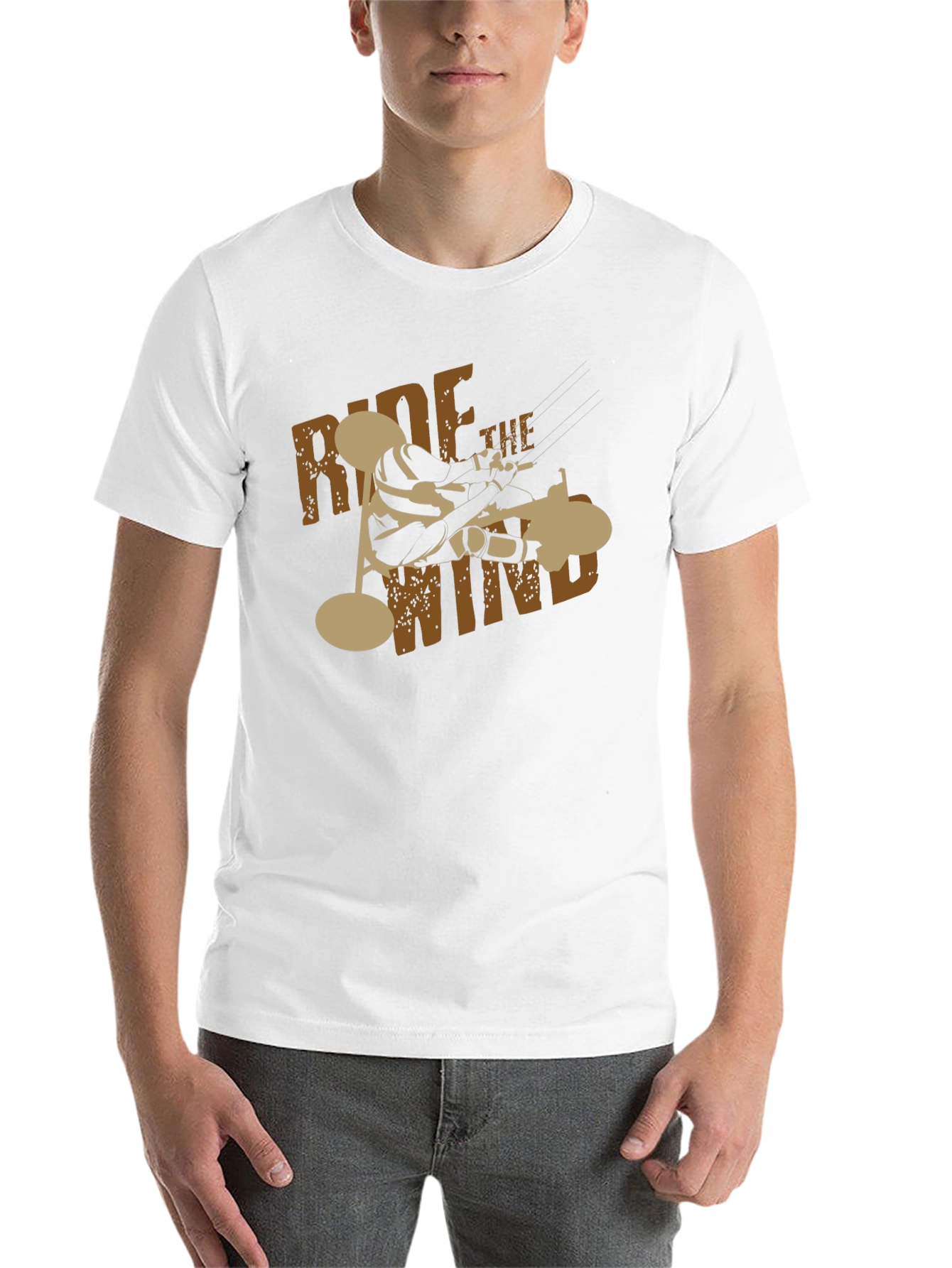 Black Ride the Wind T-Shirt - Black Tee view 14