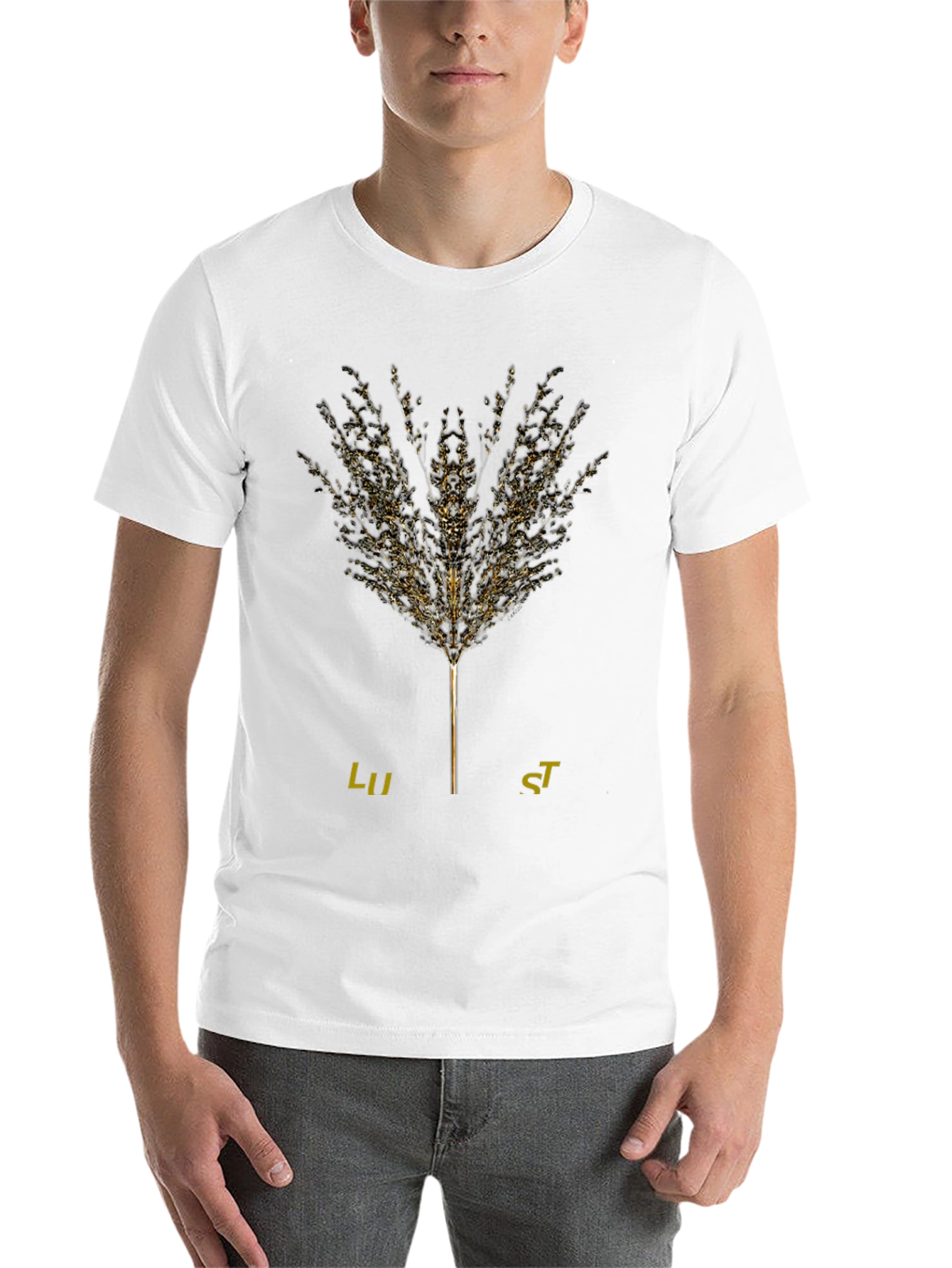 Black Lust Plant Graphic Tee view 14