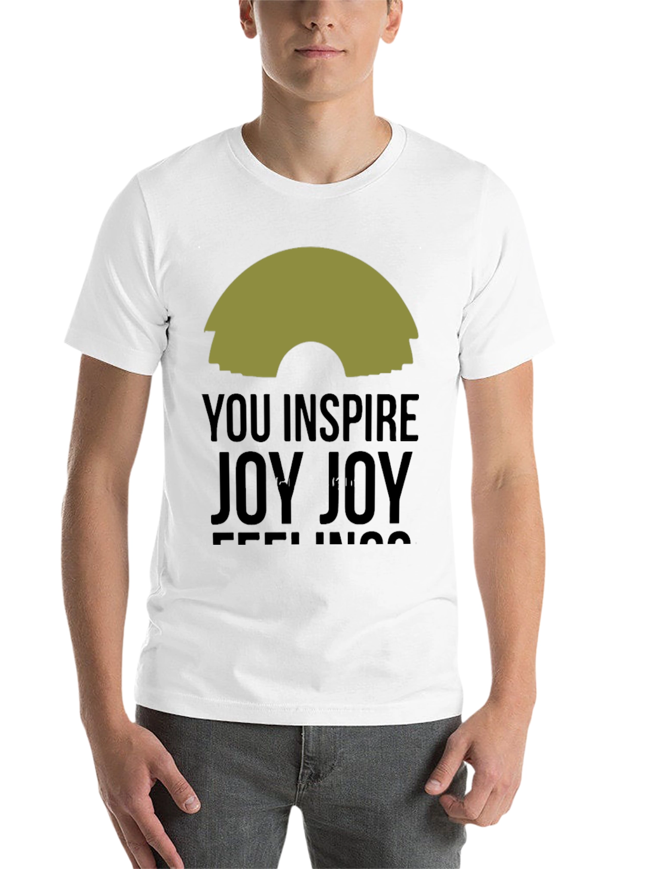 Black Inspire Joy Black Graphic Tee view 14
