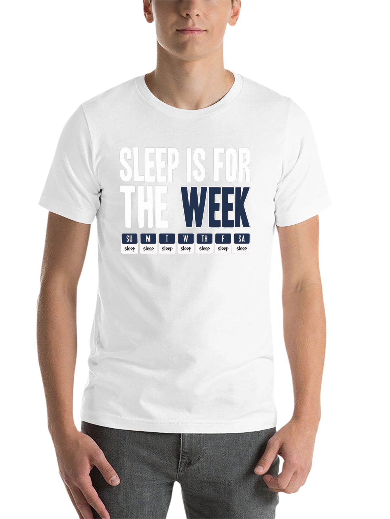 Black Sleep is for the Week T-Shirt - Novelty Humor Tee view 14