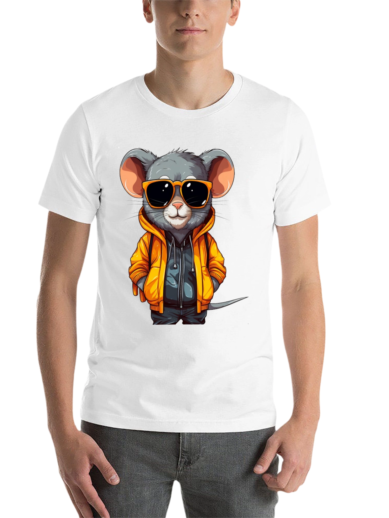Black Cool Mouse T-Shirt: Fun, Stylish, and Unique! view 14