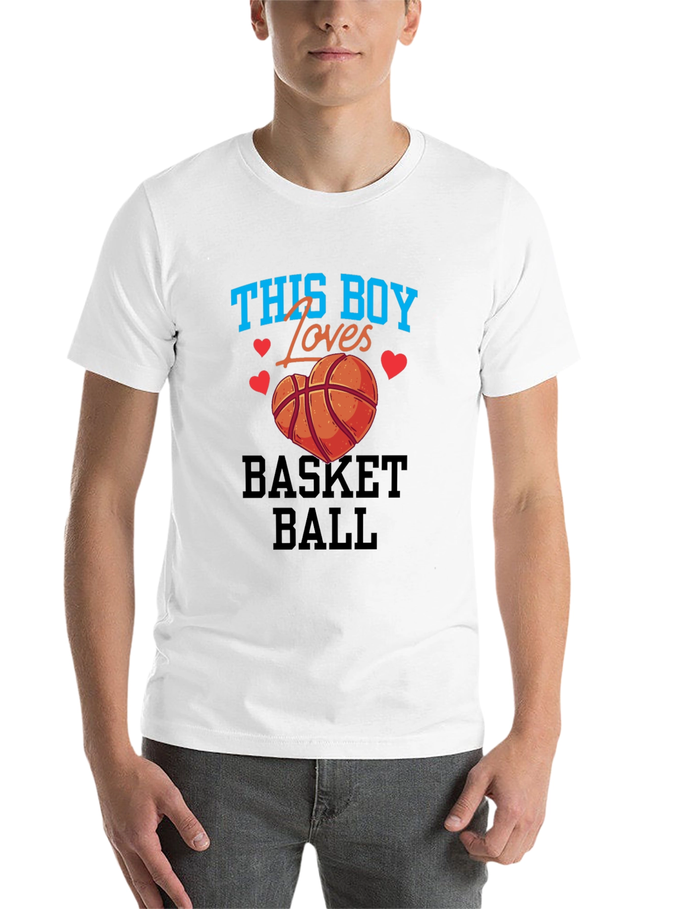 Black Basketball Lover T-Shirt view 14