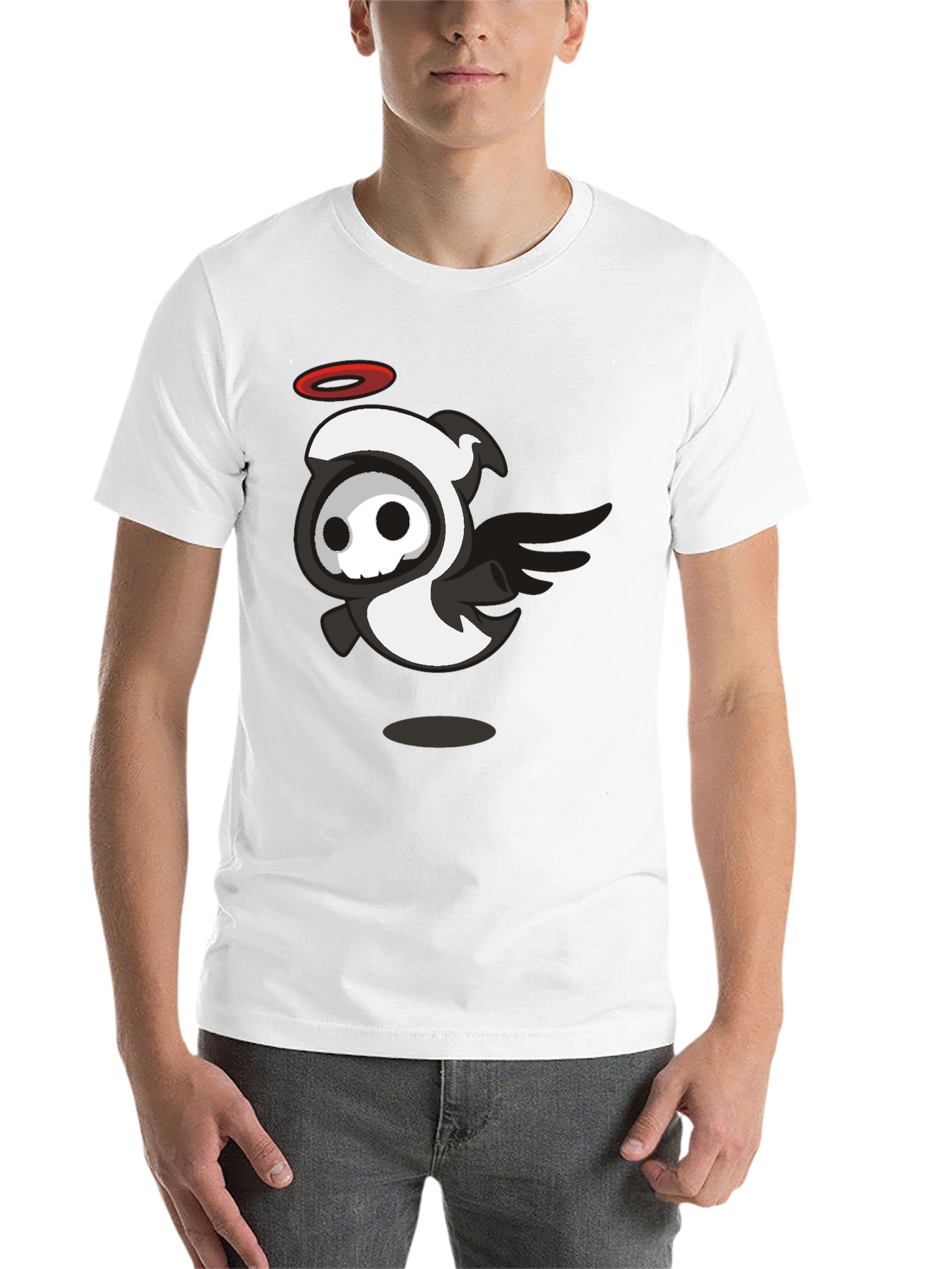 Black Angel of Death Graphic Tee view 14