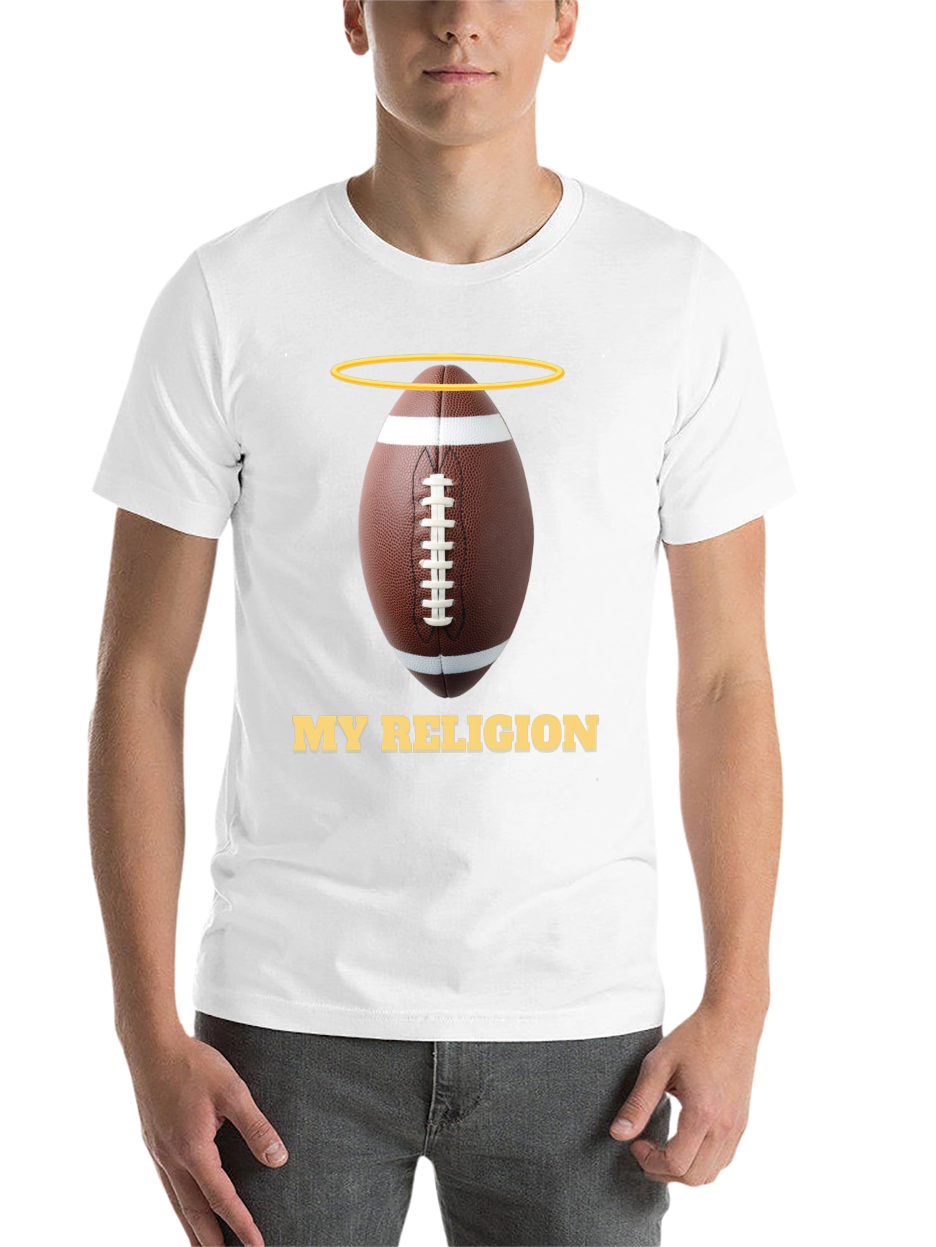 Football Religion Graphic T-Shirt - 14