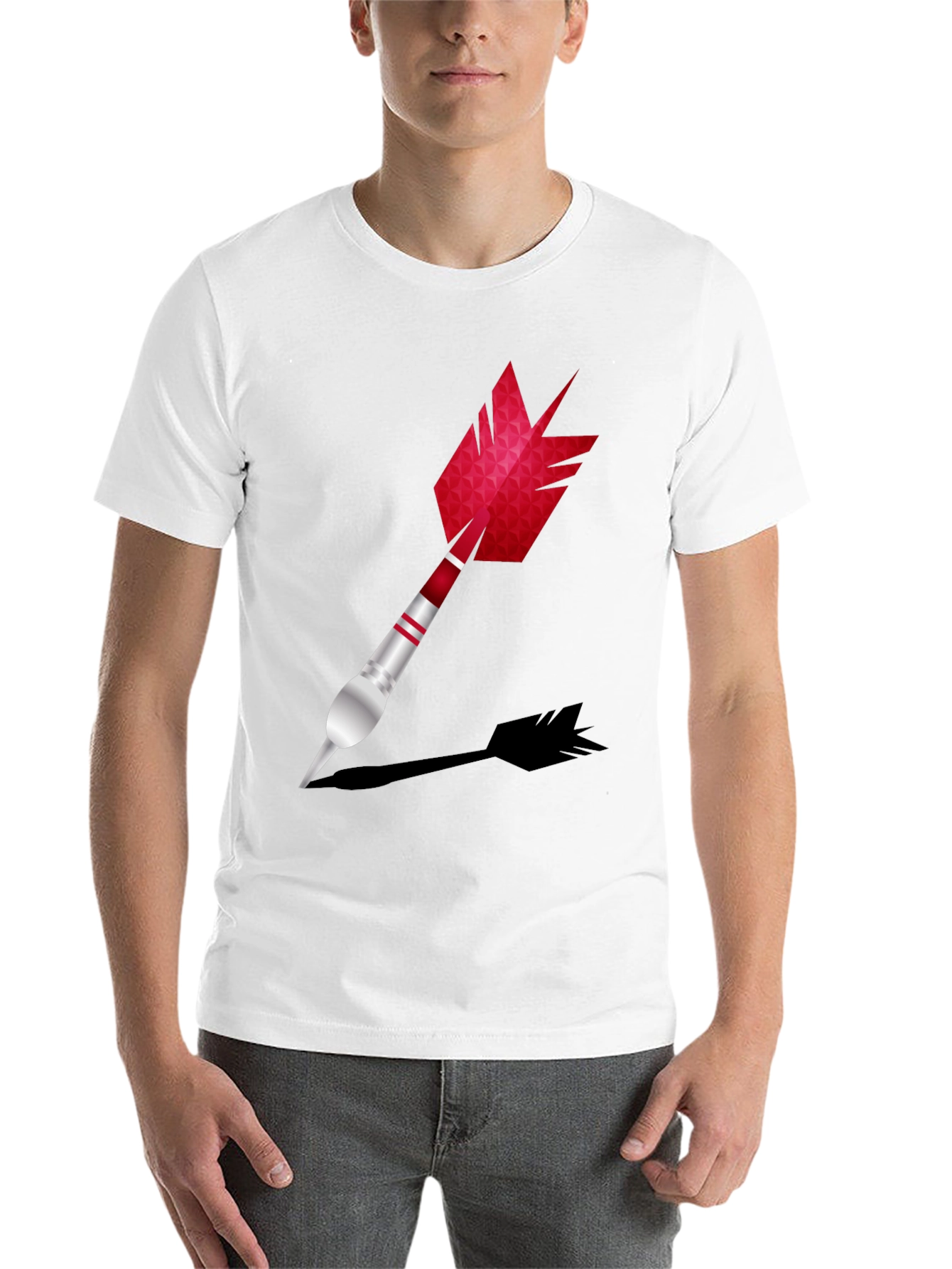 Black Darts Graphic Tee - Black Short Sleeve Shirt view 14