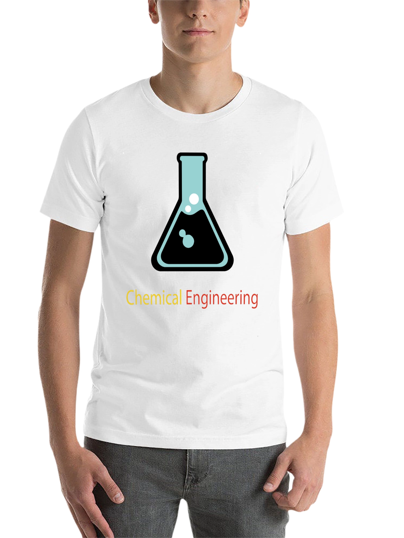 Black Chemical Engineering T-Shirt - Science Lab Design view 14