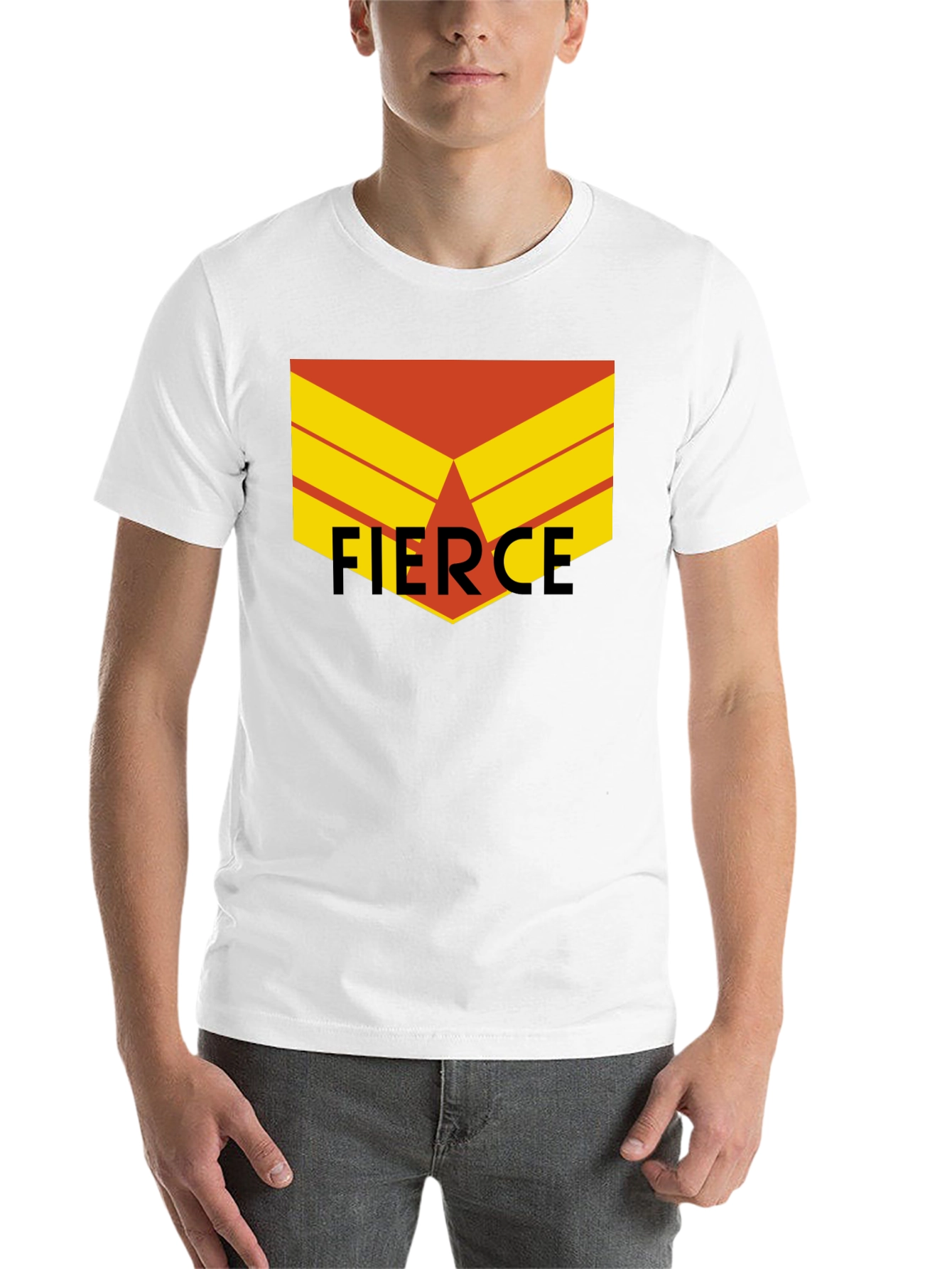 Black Fierce Graphic Tee - Bold Statement Shirt view 14