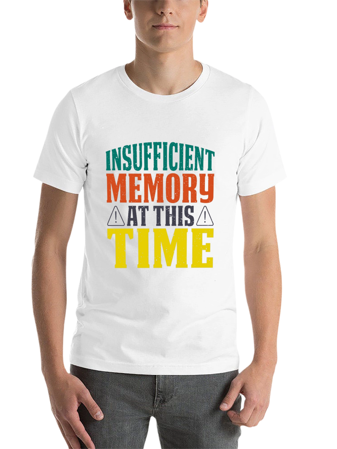 Black Insufficient Memory T-Shirt view 14