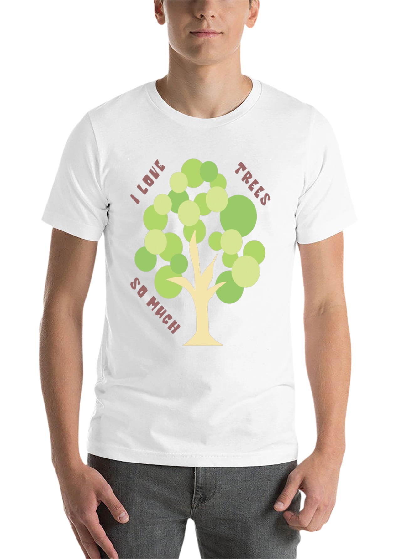 Black I Love Trees T-Shirt - Nature Lover Tee view 14