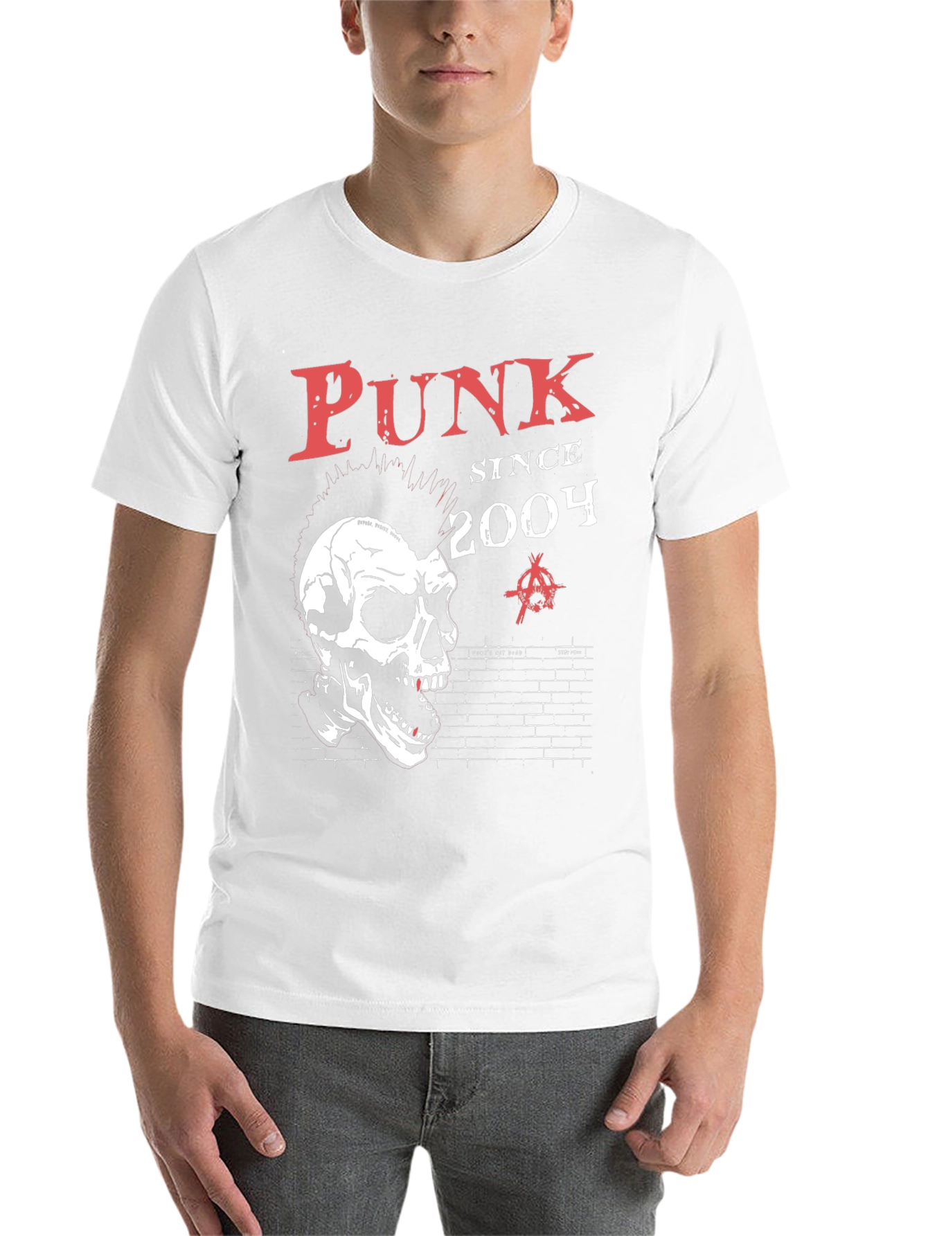 Punk Since 2004 Skull Graphic T-Shirt - 14