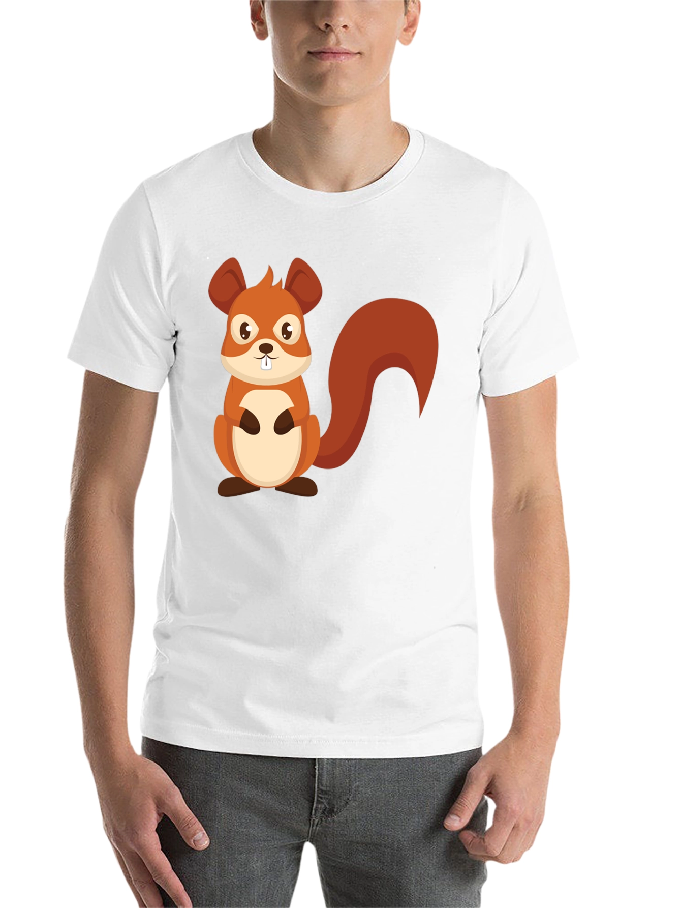 Black Squirrel Graphic Tee - Cute Cartoon Design view 14