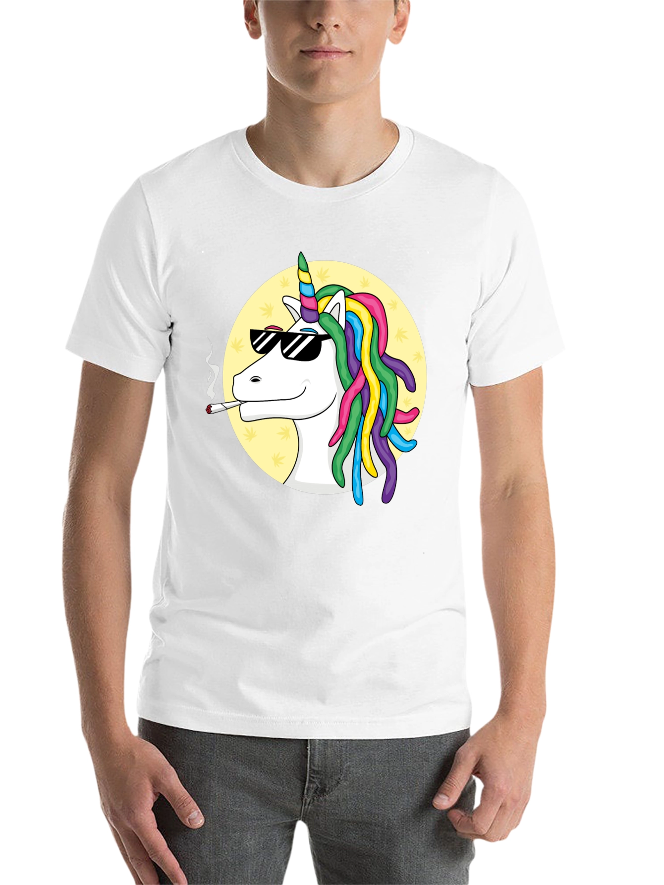 Black Cool Unicorn T-Shirt view 14
