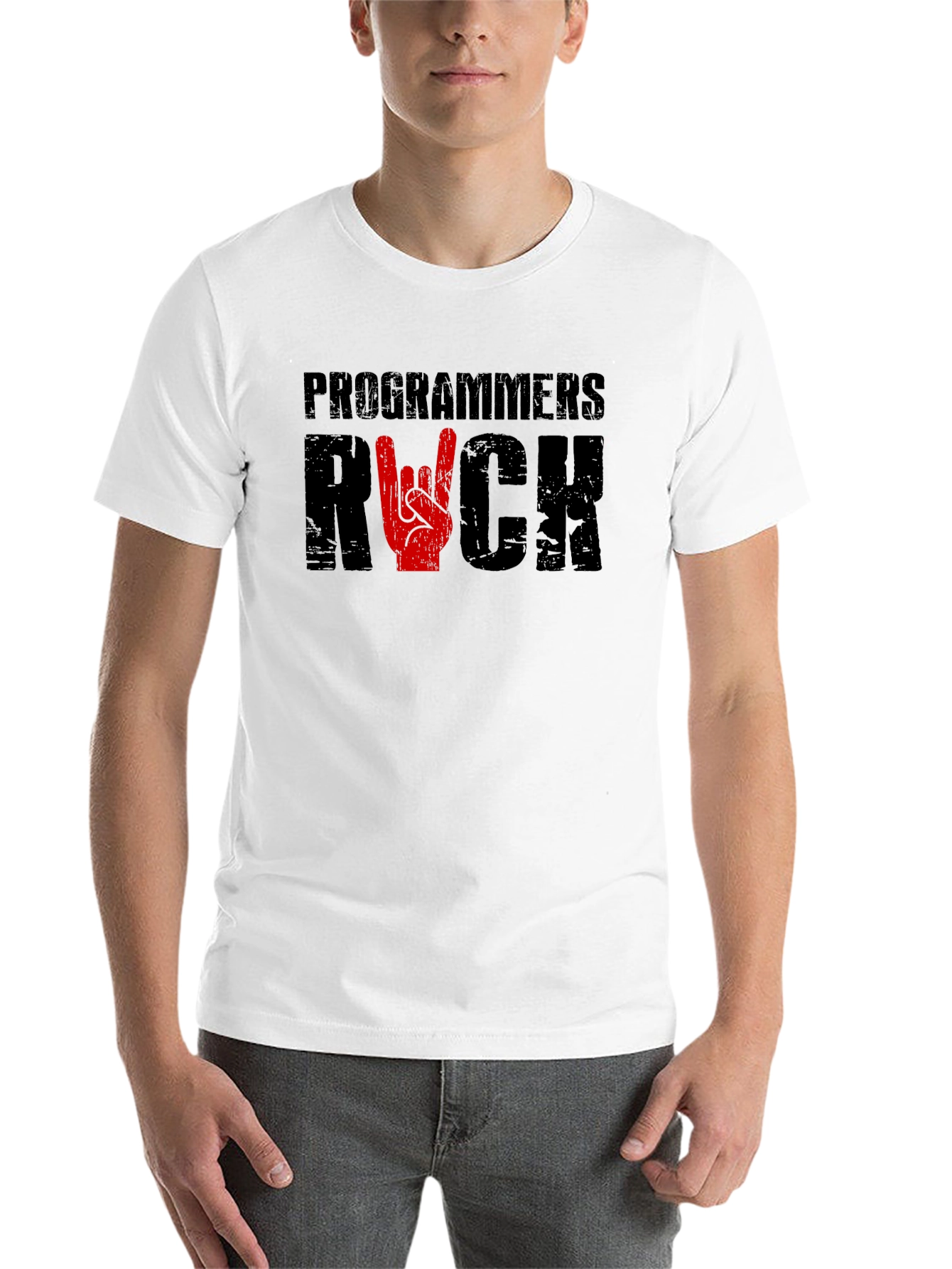 Black Programmers Rock T-Shirt view 14