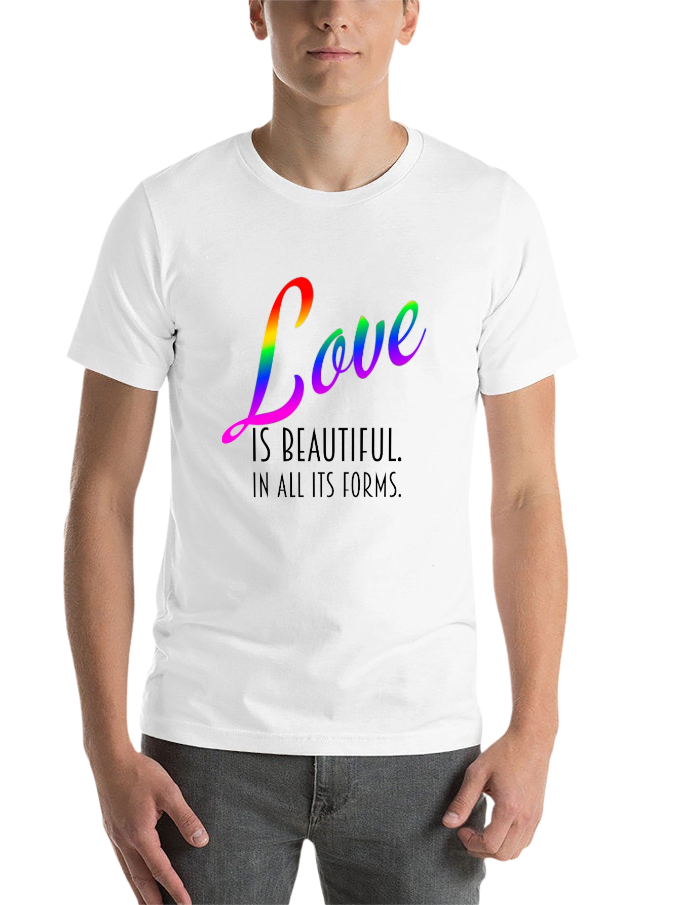Black Love is Beautiful Pride T-Shirt view 14