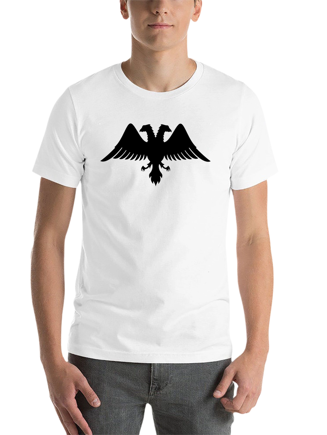 Black Black Double-Headed Eagle Graphic Tee view 14