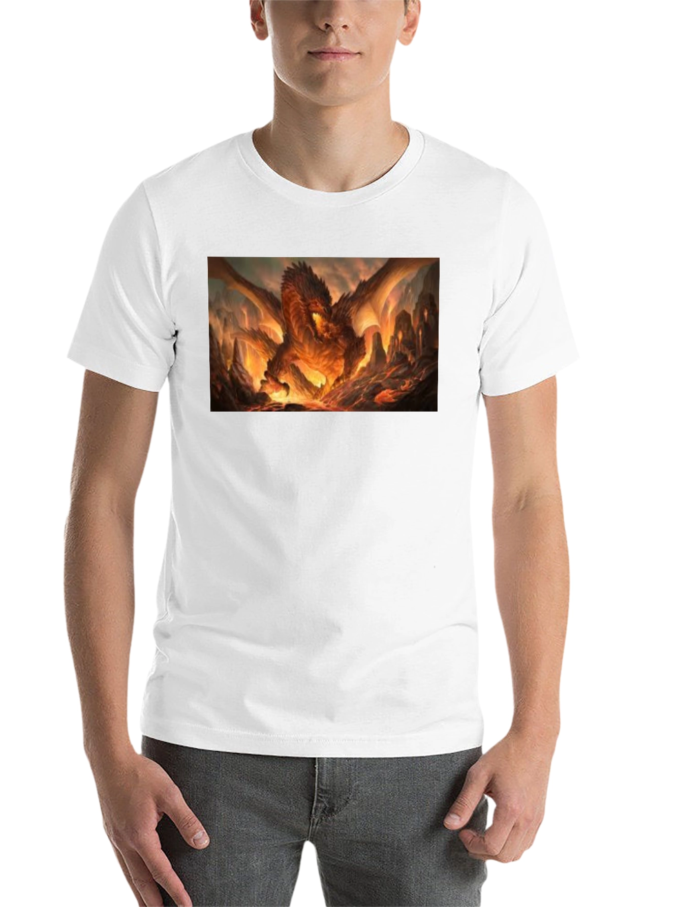 Black Fiery Dragon T-Shirt - Unleash the Beast Within! view 14