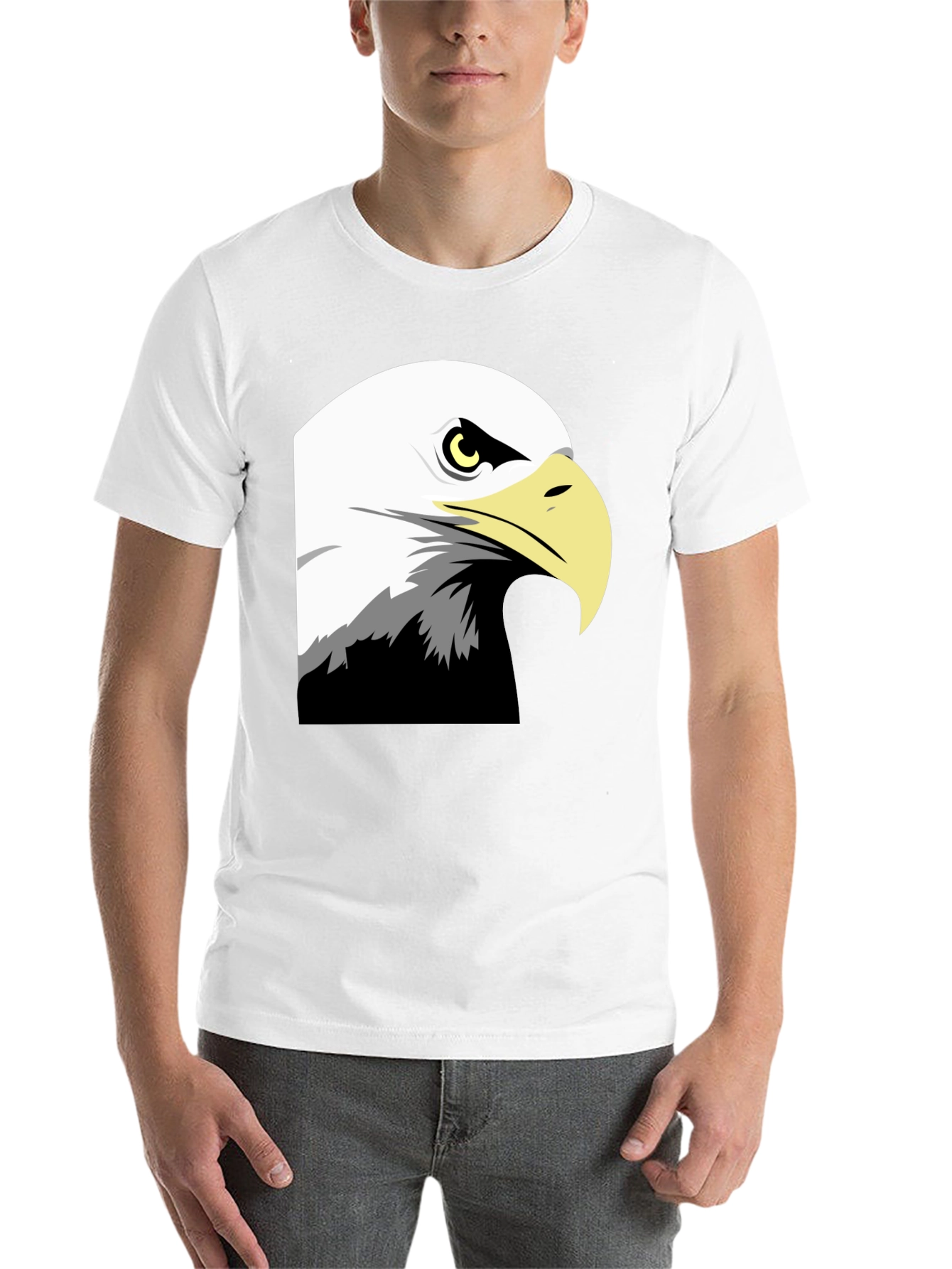 Black Eagle Graphic Black T-Shirt view 14