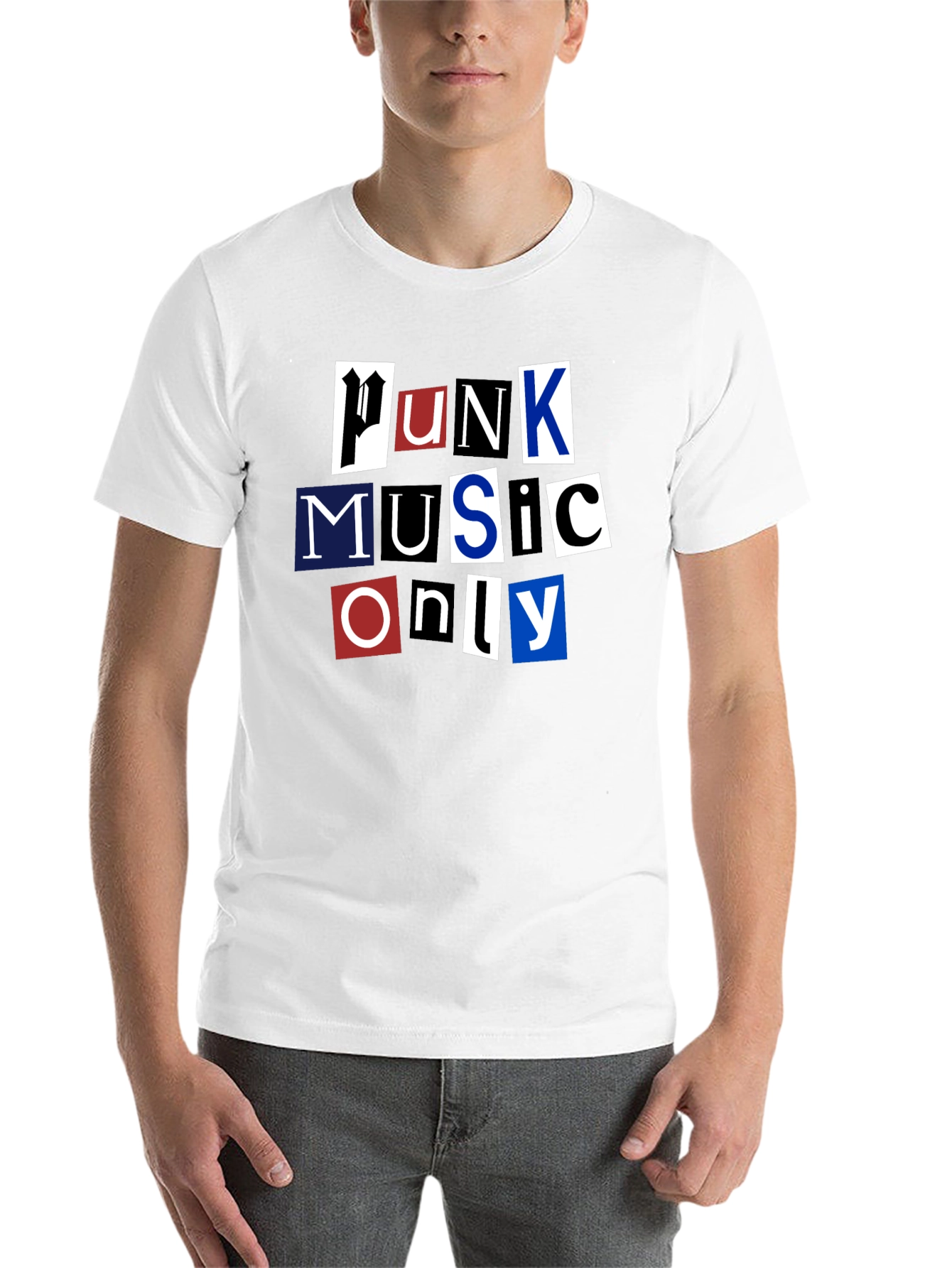 Black Punk Music T-Shirt view 14