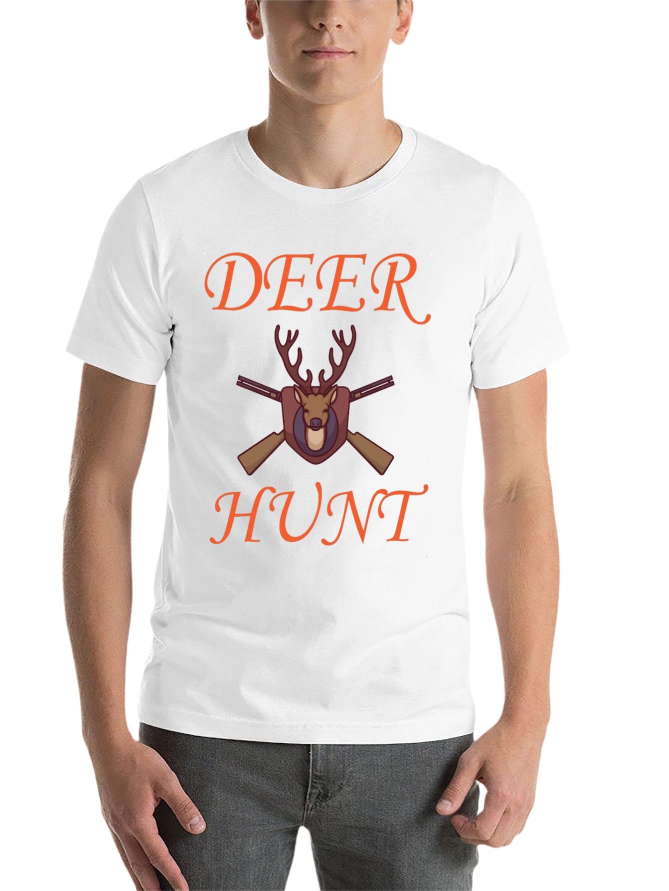 Black Deer Hunt T-Shirt - Black - Hunting Graphic Tee view 14