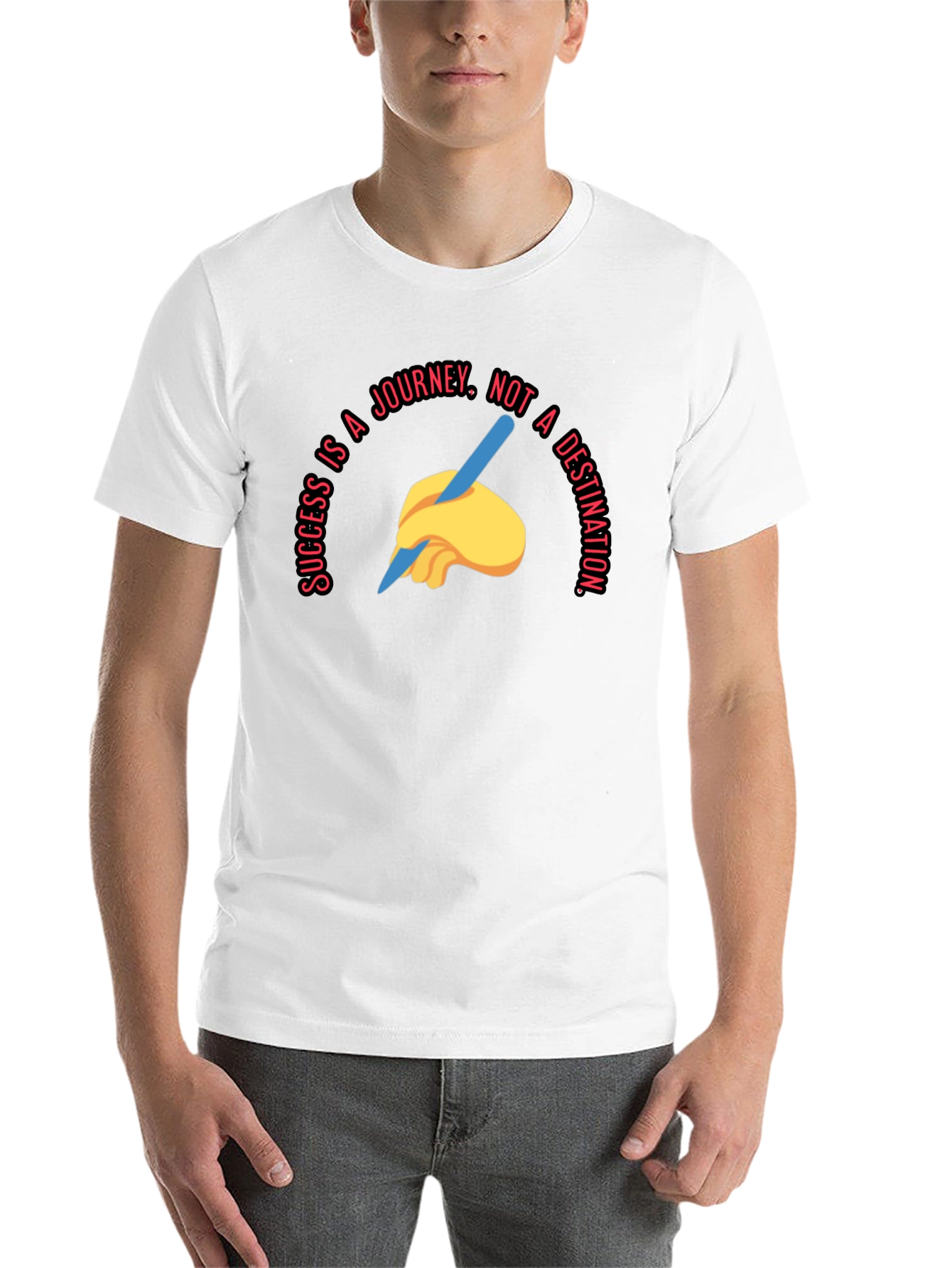 Black Success is a Journey T-Shirt view 14