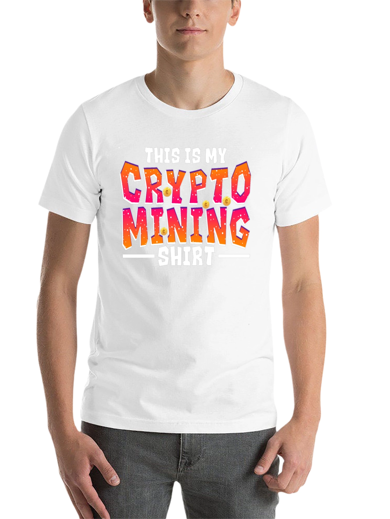 Black Crypto Mining Shirt - Funny Bitcoin T-Shirt view 14
