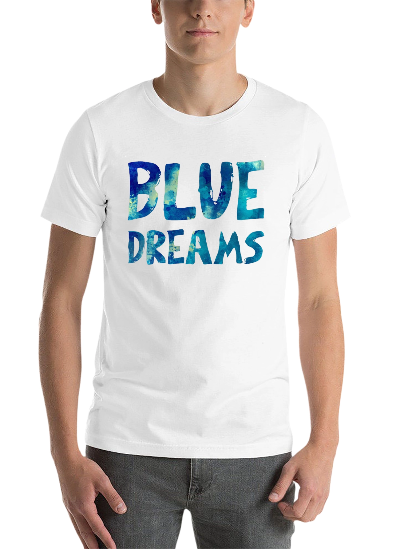 Black Blue Dreams Graphic T-Shirt view 14