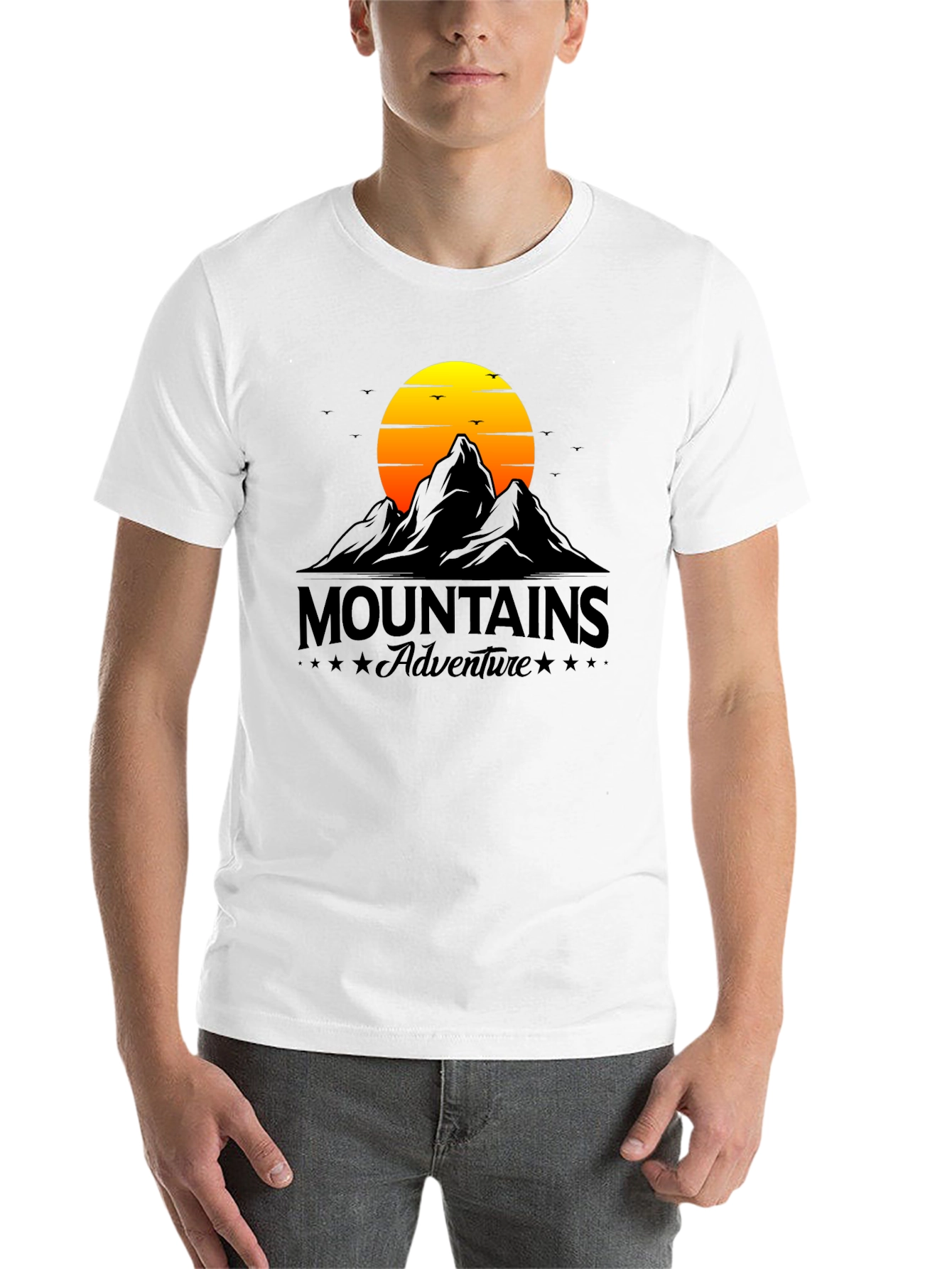 Black Mountains Adventure Graphic T-Shirt view 14