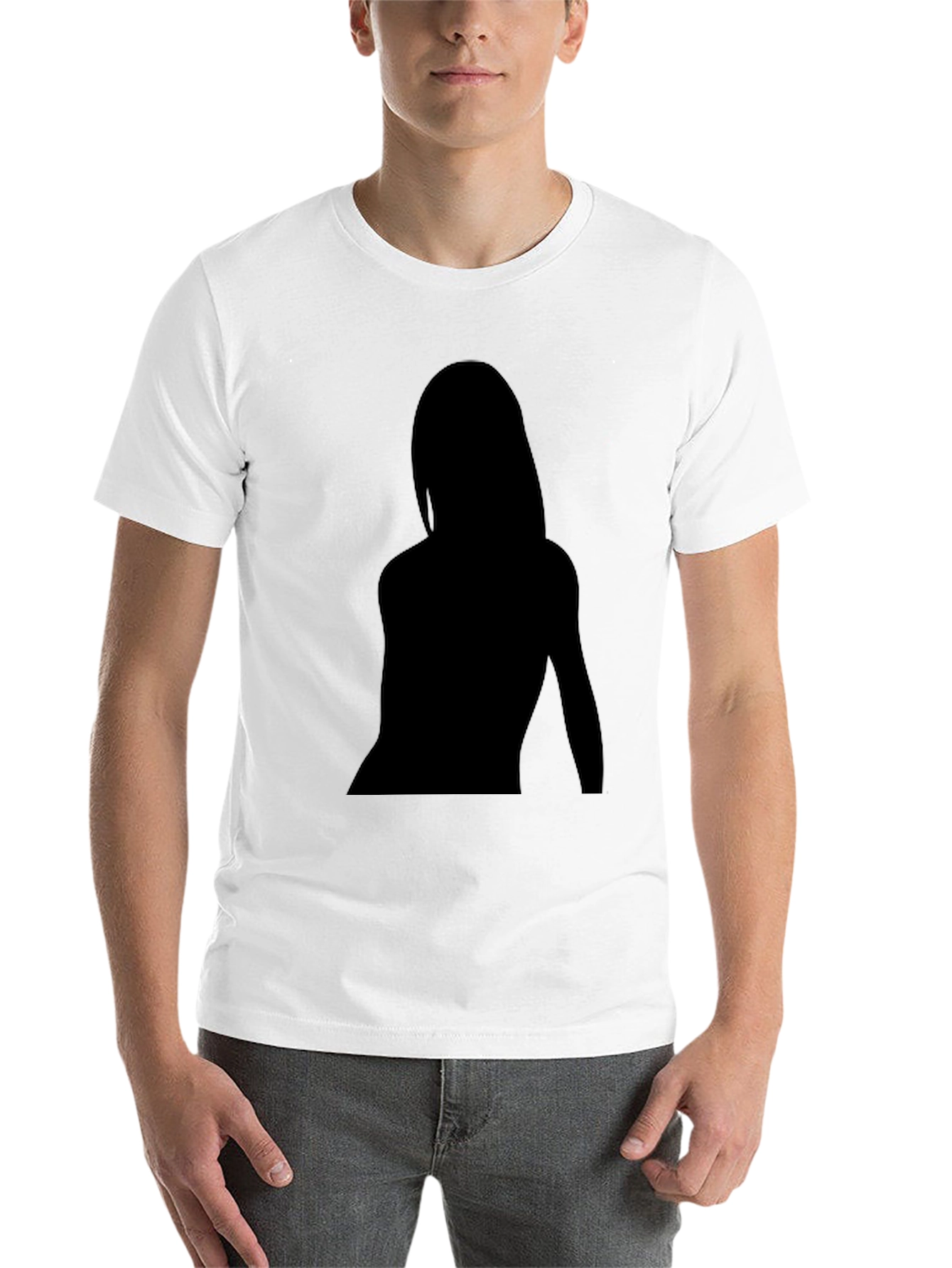 Black Silhouette Graphic T-Shirt view 14