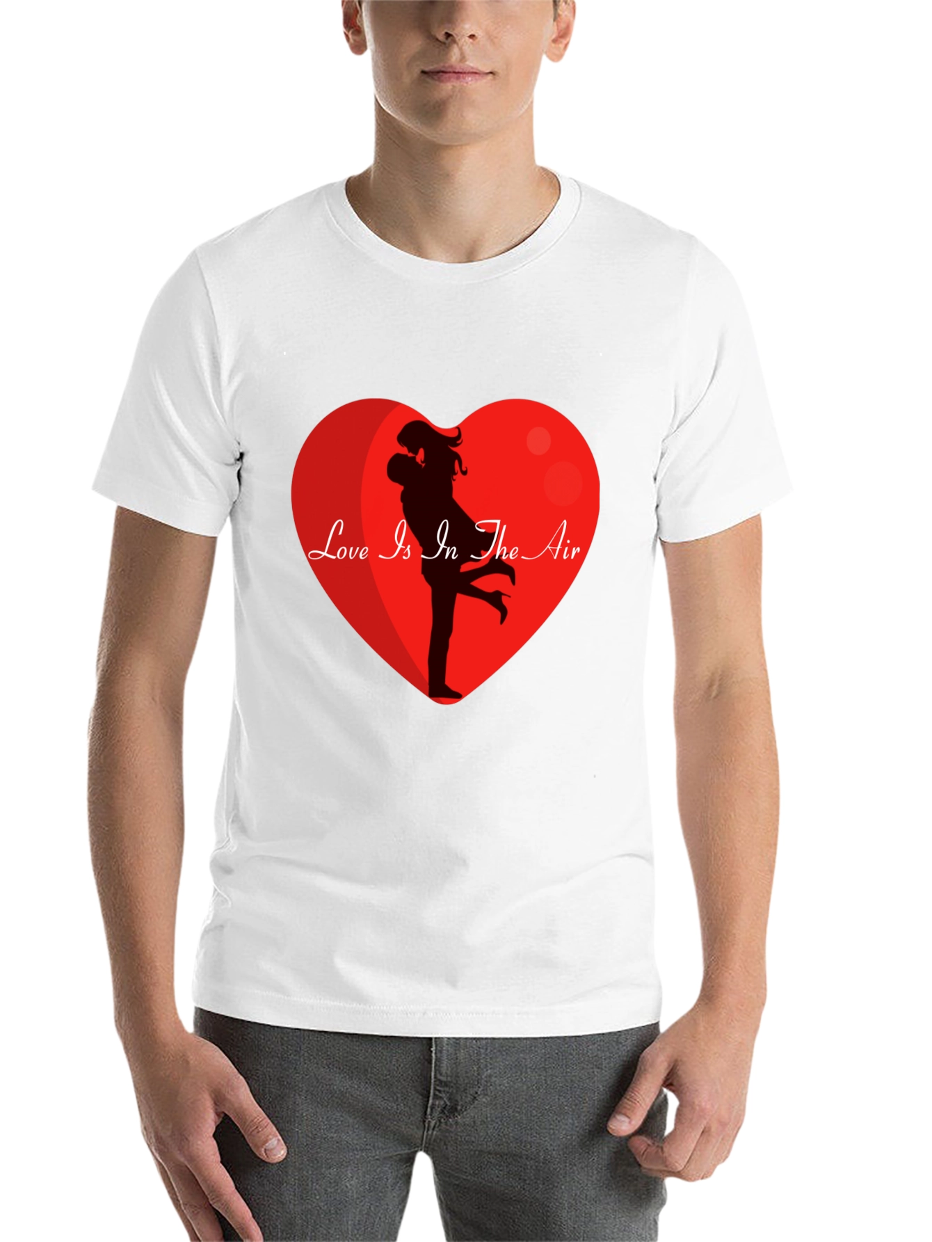 Black Love Is In The Air Graphic T-Shirt view 14