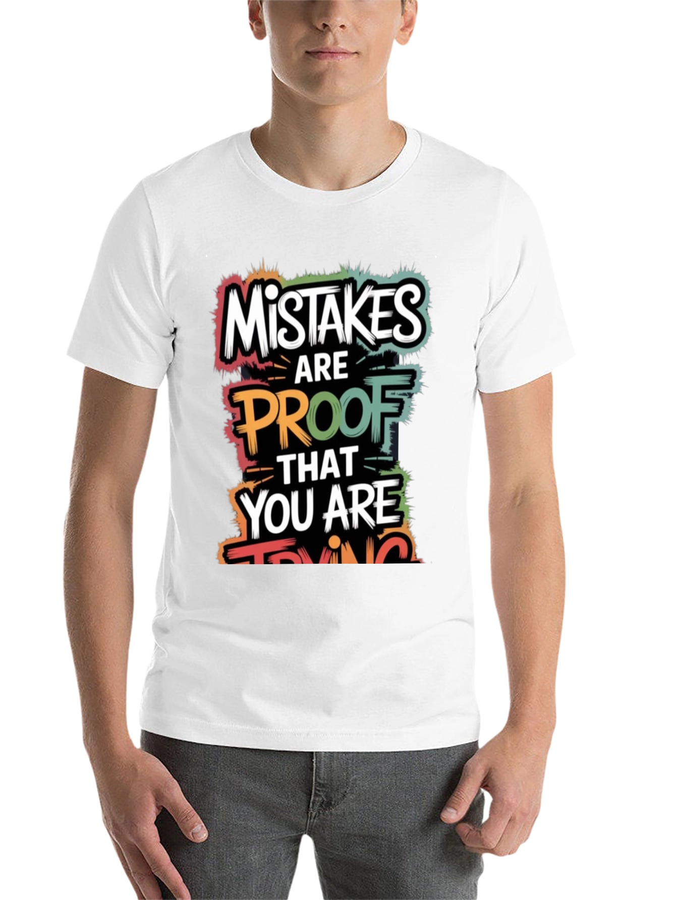 Black Mistakes Are Proof You Are Trying T-Shirt view 14