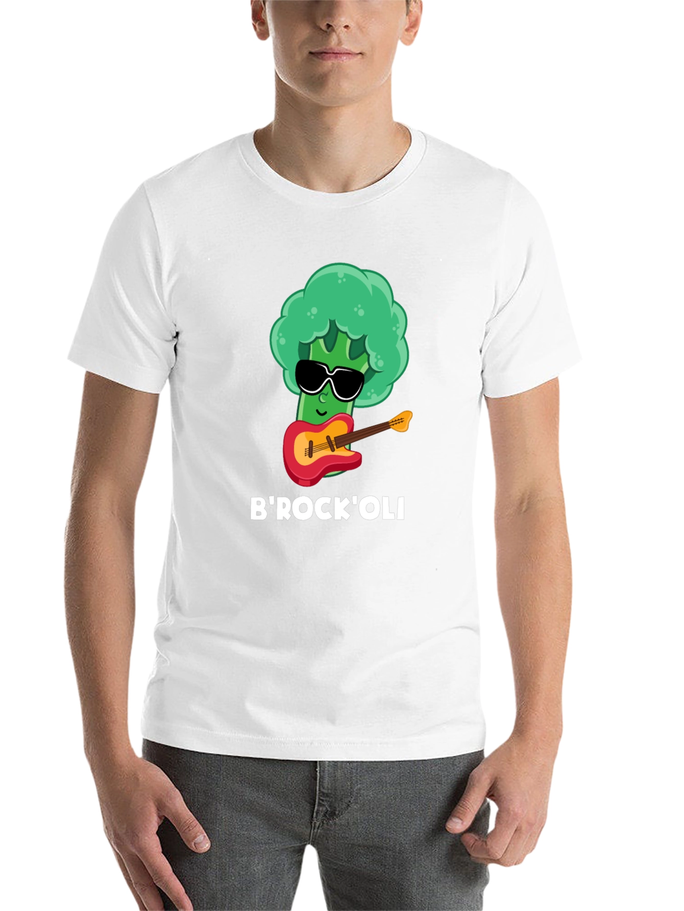 Black B'Rock'Oli Broccoli Rock Band T-Shirt view 14
