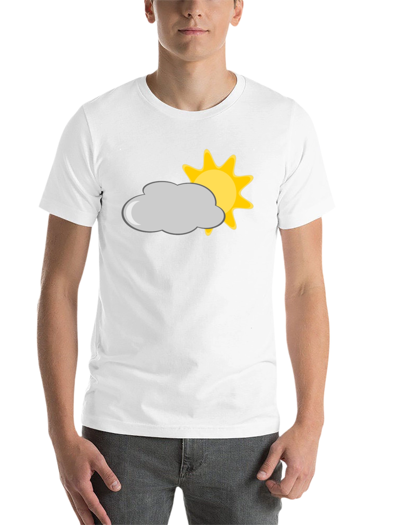 Black Cloud & Sun Graphic Tee - Weather Vibes view 14