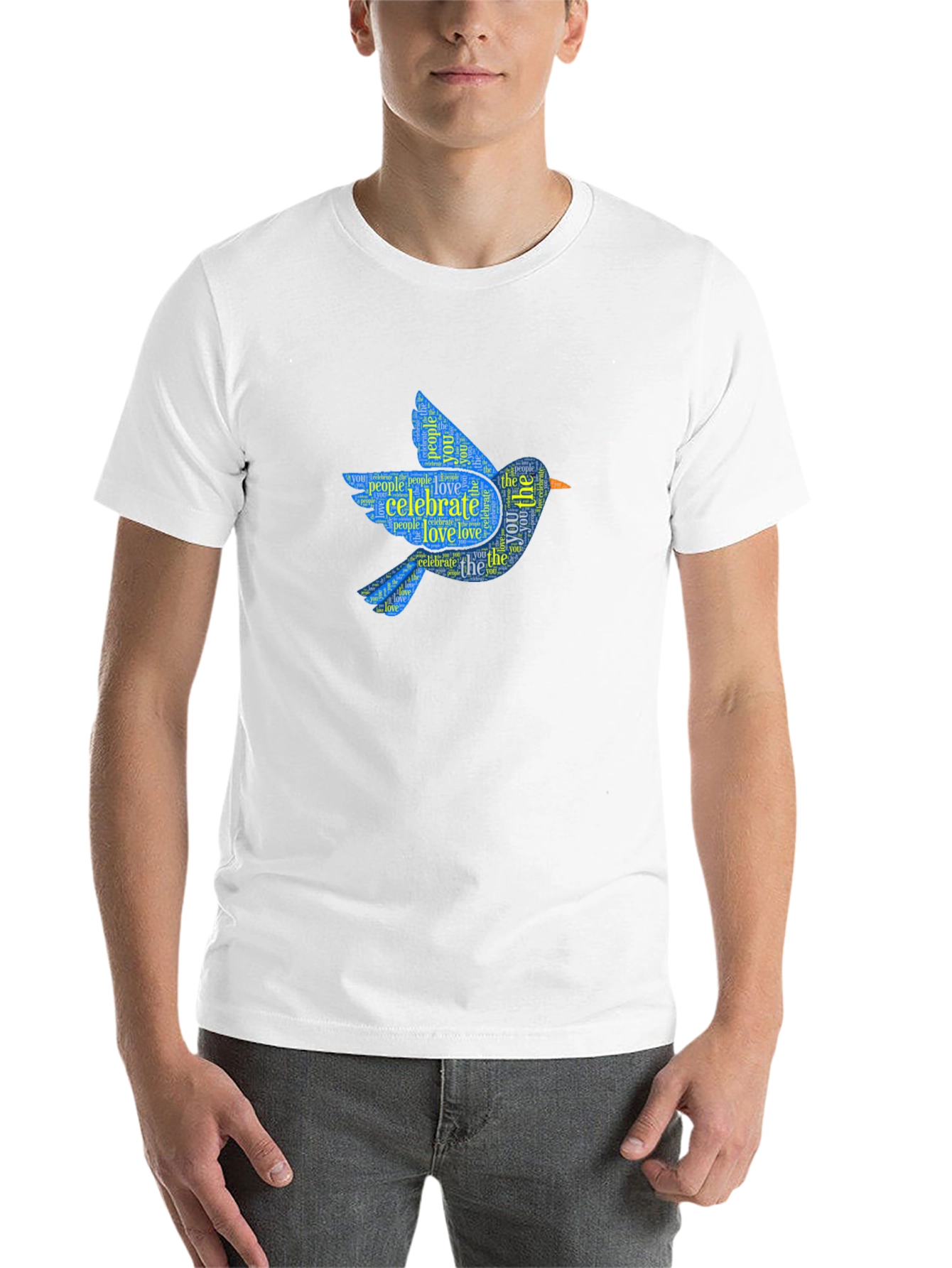Black Celebrate Love Bluebird Graphic T-Shirt view 14