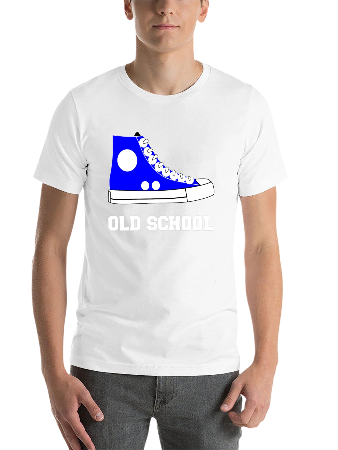 Black Old School Sneaker Graphic Tee - Classic Cool view 14