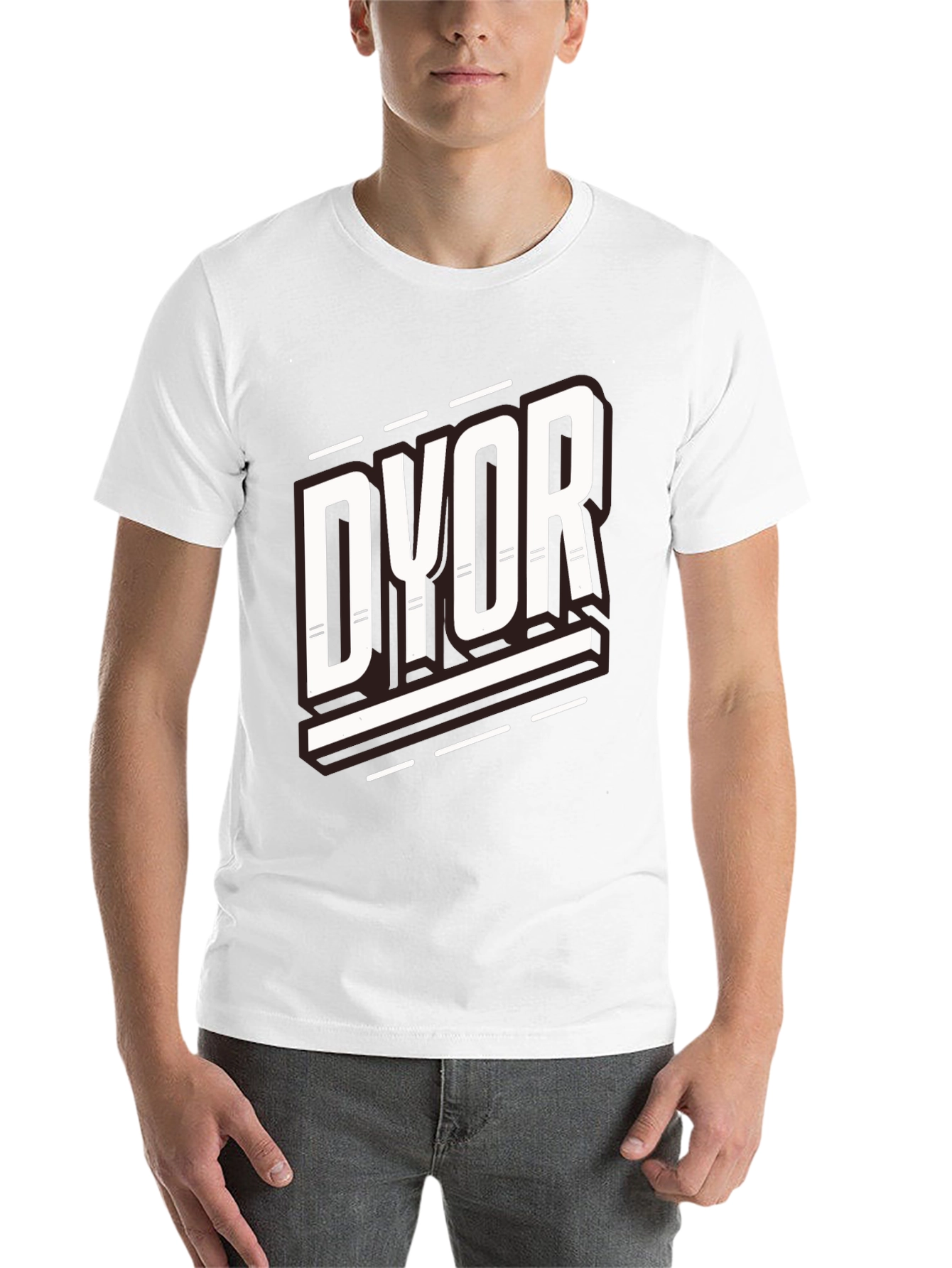 Black DYOR Black Graphic Tee view 14