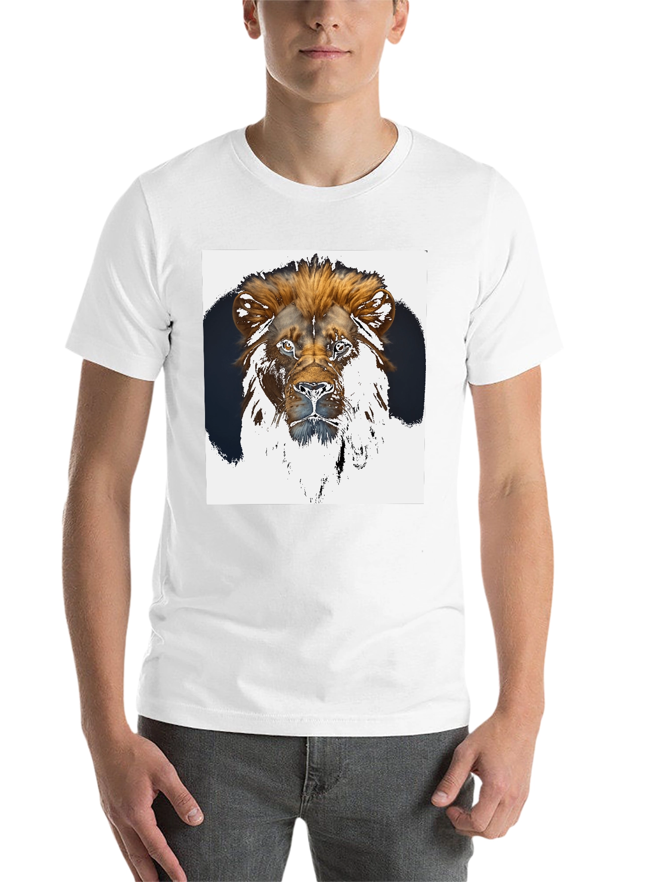 Black Lion Graphic Tee - Black Short Sleeve Shirt view 14