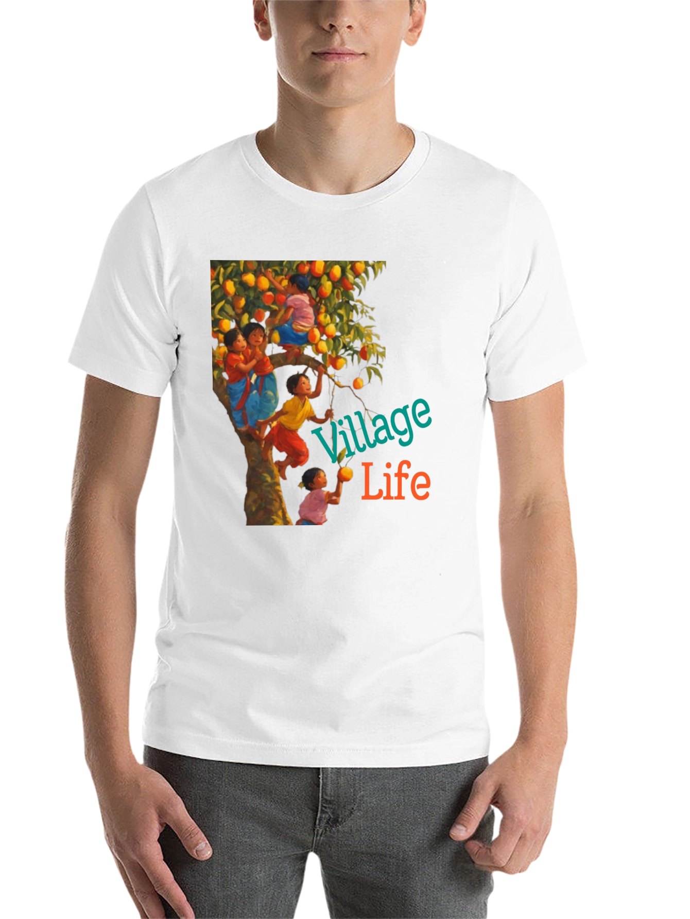 Black Village Life Graphic Tee view 14
