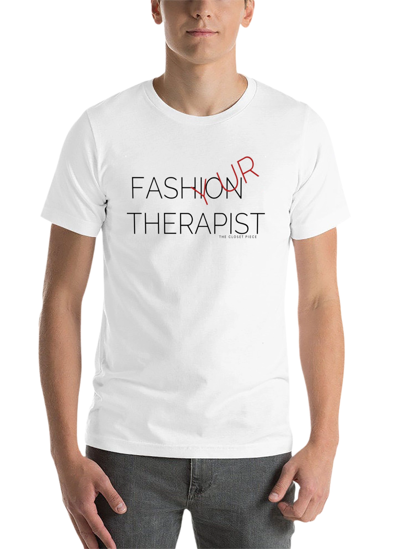 Black Fashion Your Therapist T-Shirt - Stylish Graphic Tee view 14
