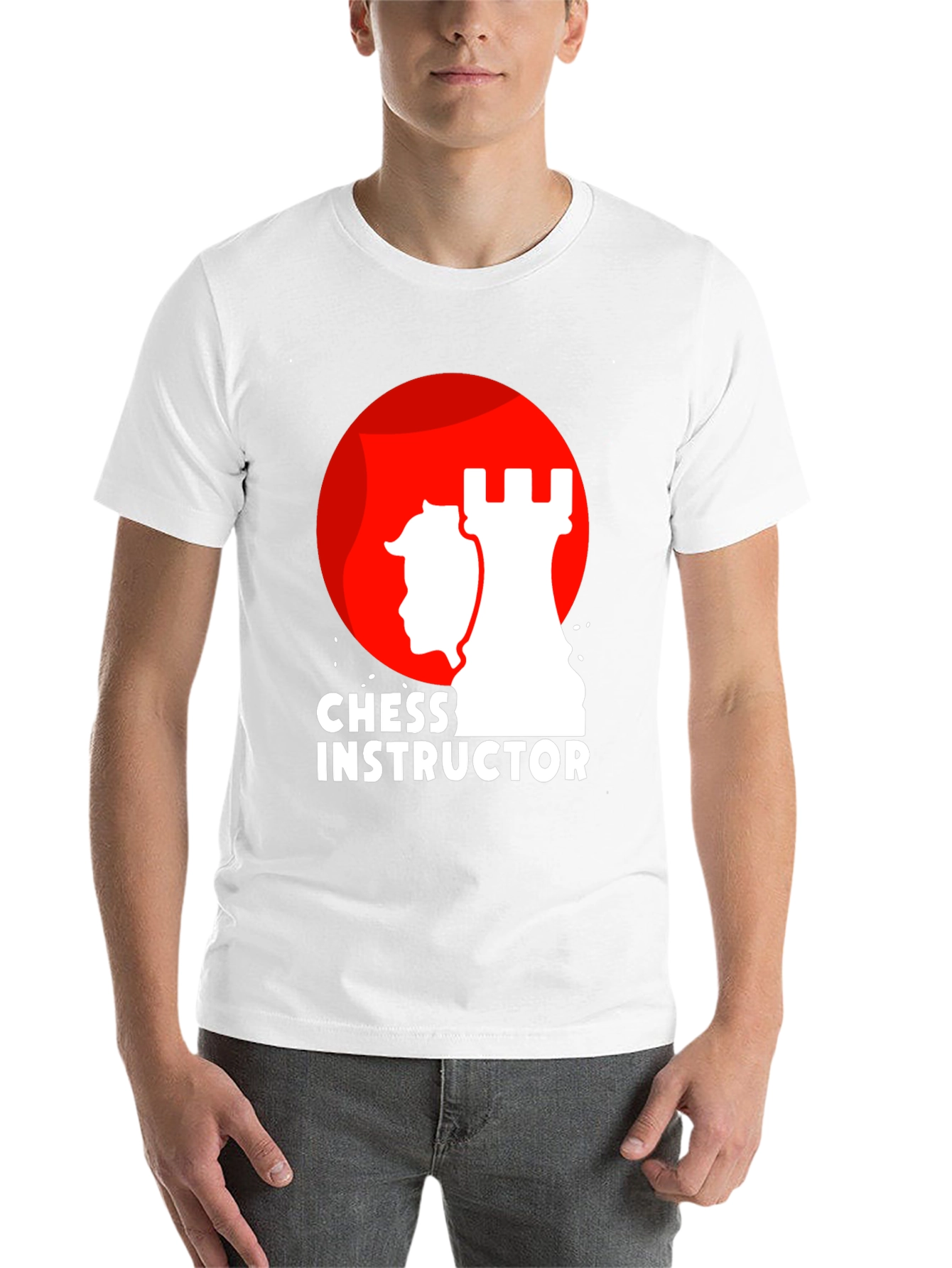 Black Chess Instructor Graphic T-Shirt - Black view 14