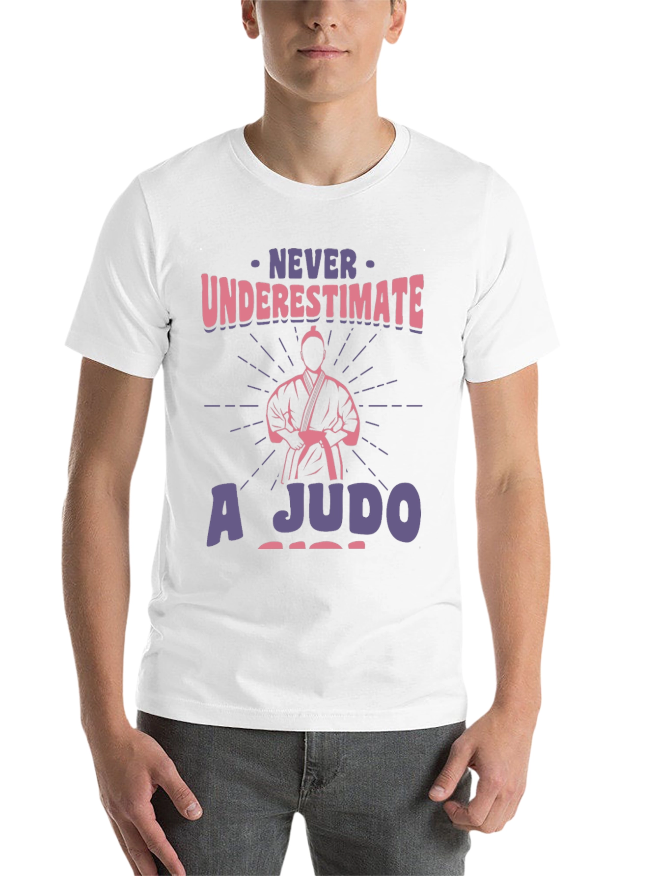 Black Never Underestimate A Judo T-Shirt view 14