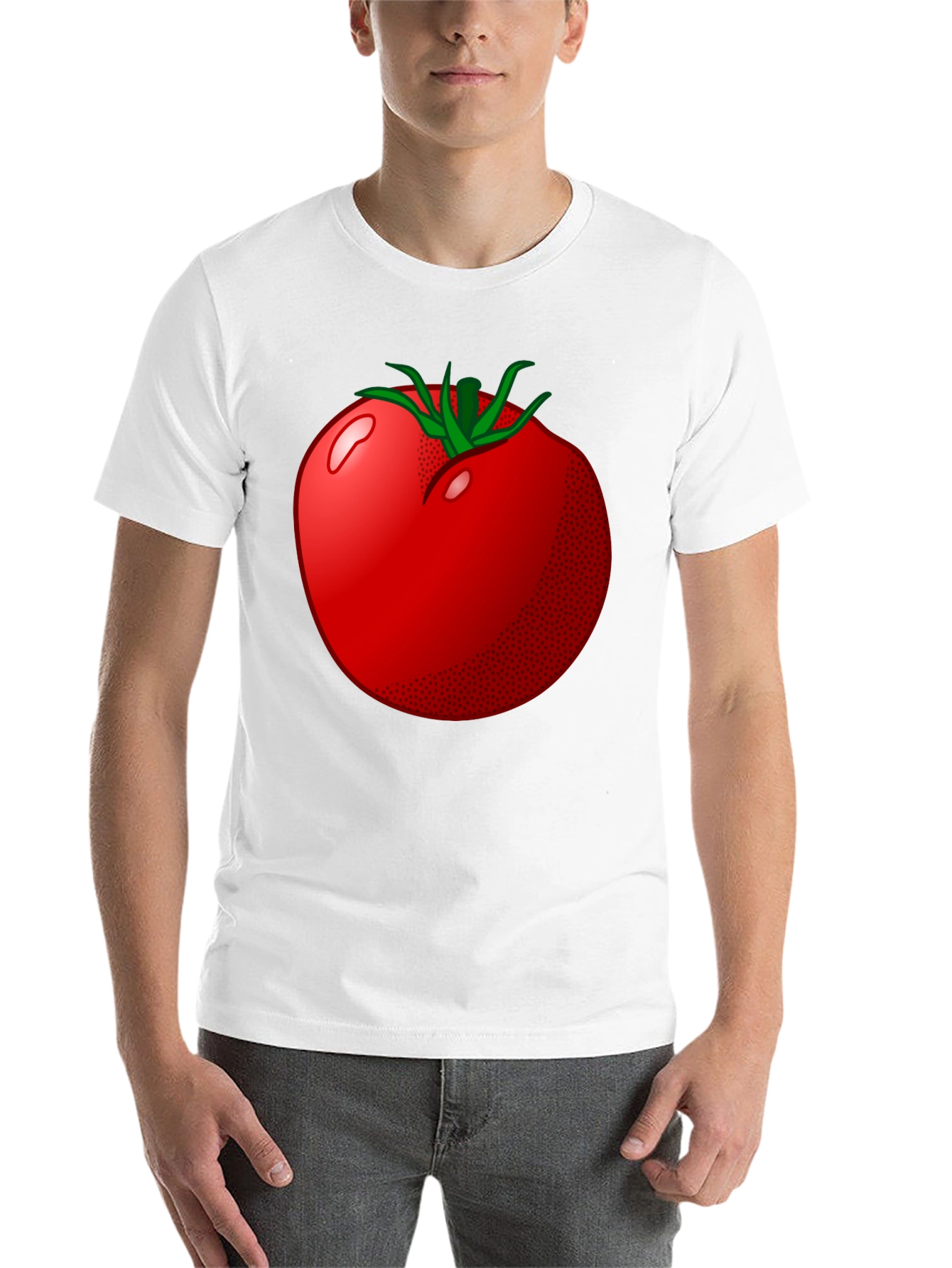 Tomato Graphic Black T-Shirt - 14