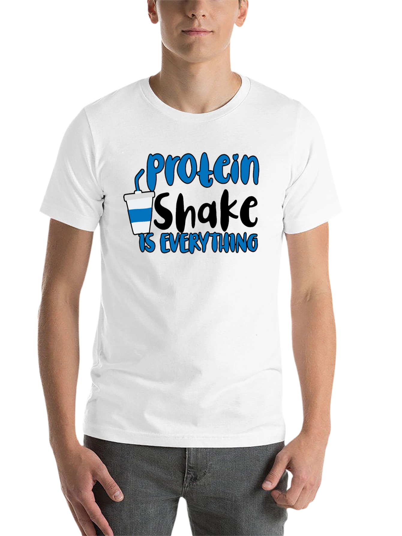 Black Protein Shake is Everything T-Shirt view 14