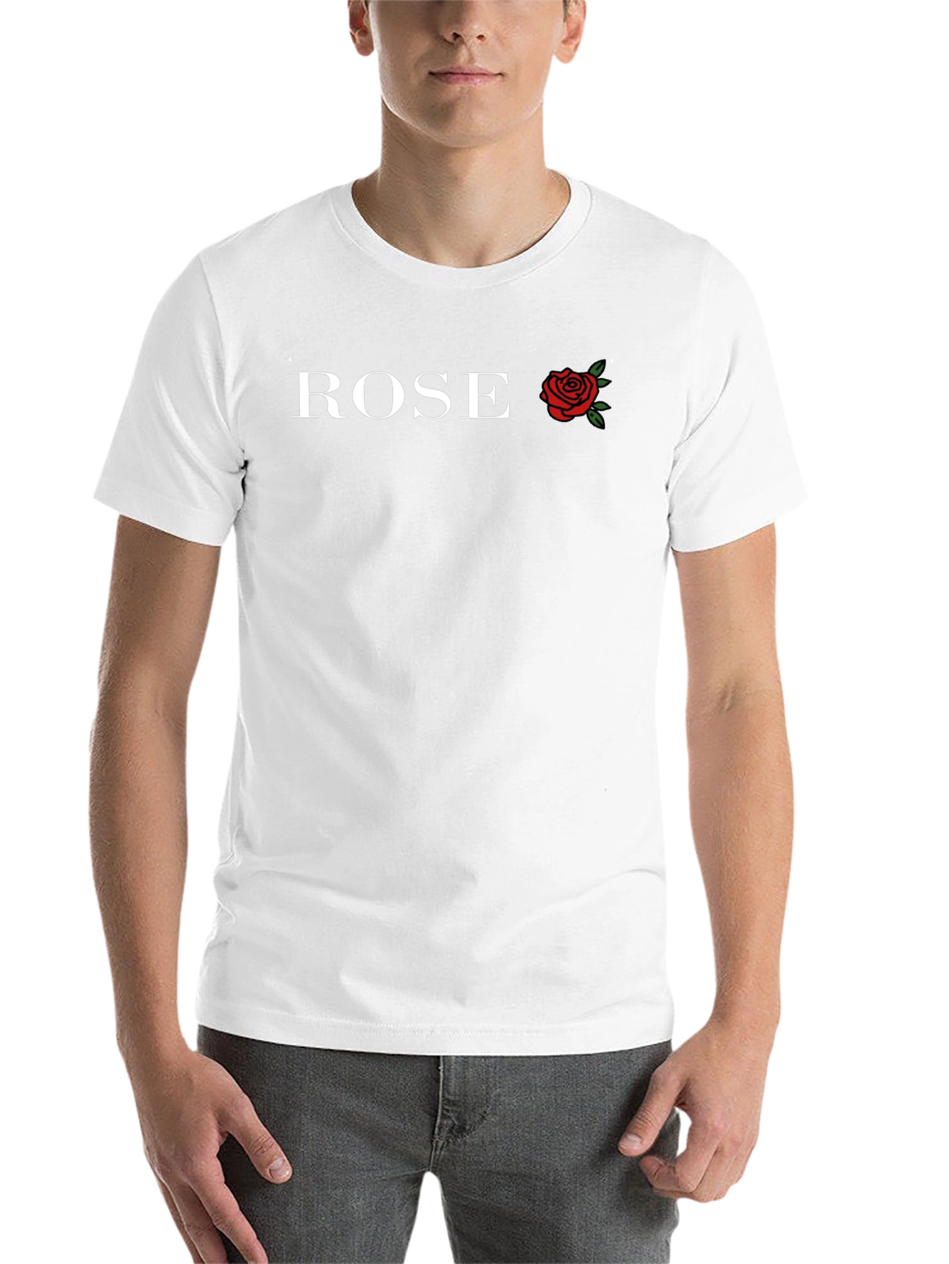 Black Rose Graphic Black T-Shirt view 14